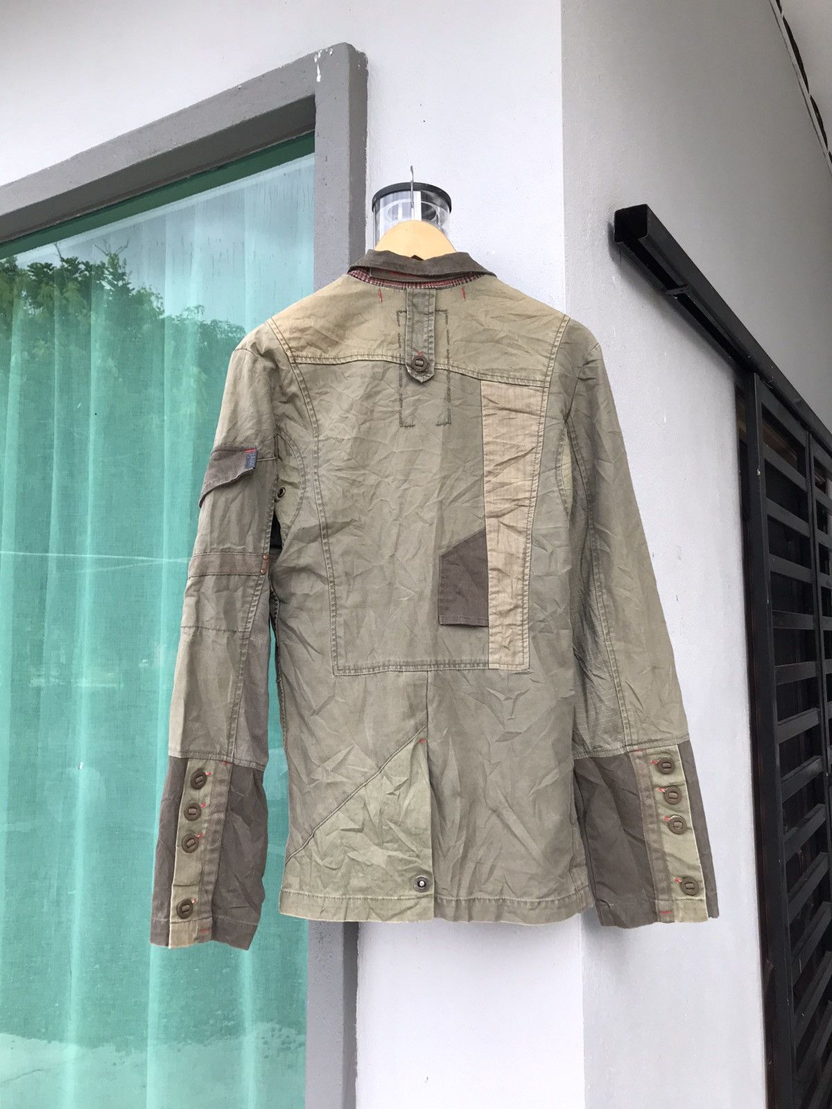 Japanese Brand × Seditionaries × Vintage ❌LAST DROP❌Patchwork Sashiko Jacket Military Style Size US M / EU 48-50 / 2 - 13 Thumbnail