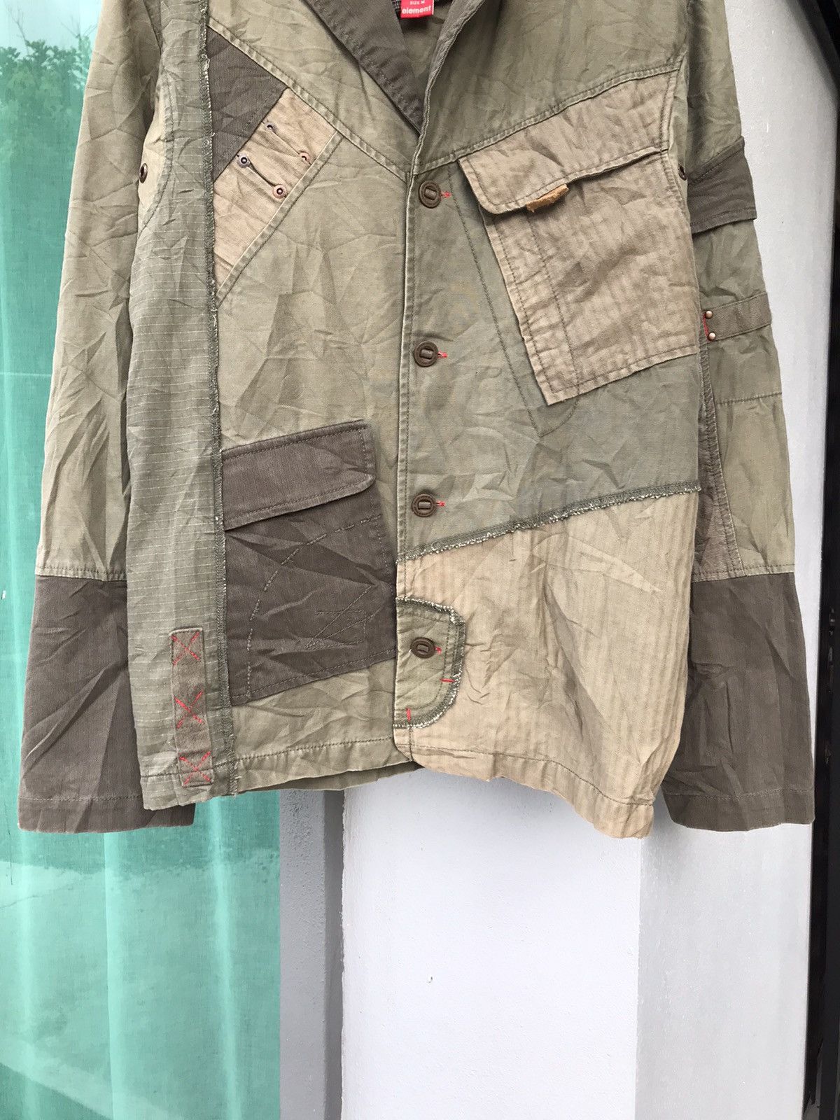 Japanese Brand × Seditionaries × Vintage ❌LAST DROP❌Patchwork Sashiko Jacket Military Style Size US M / EU 48-50 / 2 - 5 Thumbnail