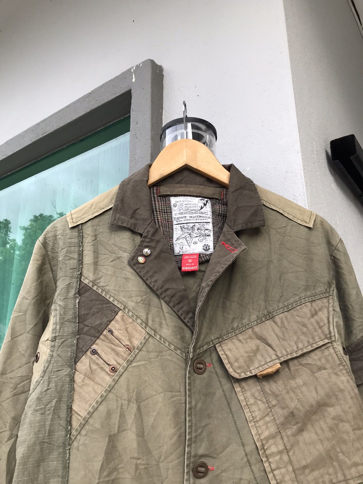 Japanese Brand × Seditionaries × Vintage ❌LAST DROP❌Patchwork Sashiko Jacket Military Style Size US M / EU 48-50 / 2 - 2 Thumbnail