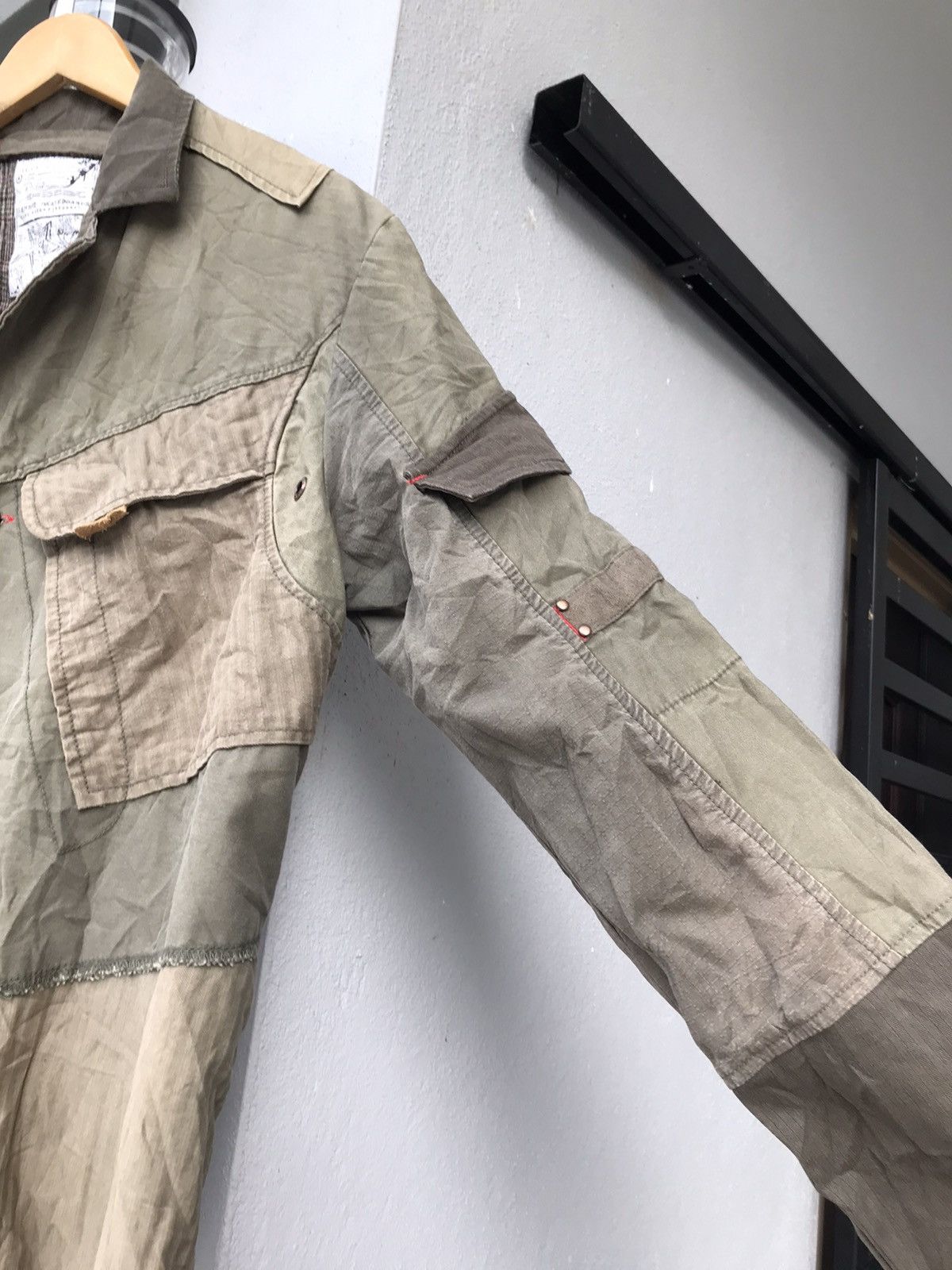 Japanese Brand × Seditionaries × Vintage ❌LAST DROP❌Patchwork Sashiko Jacket Military Style Size US M / EU 48-50 / 2 - 12 Thumbnail