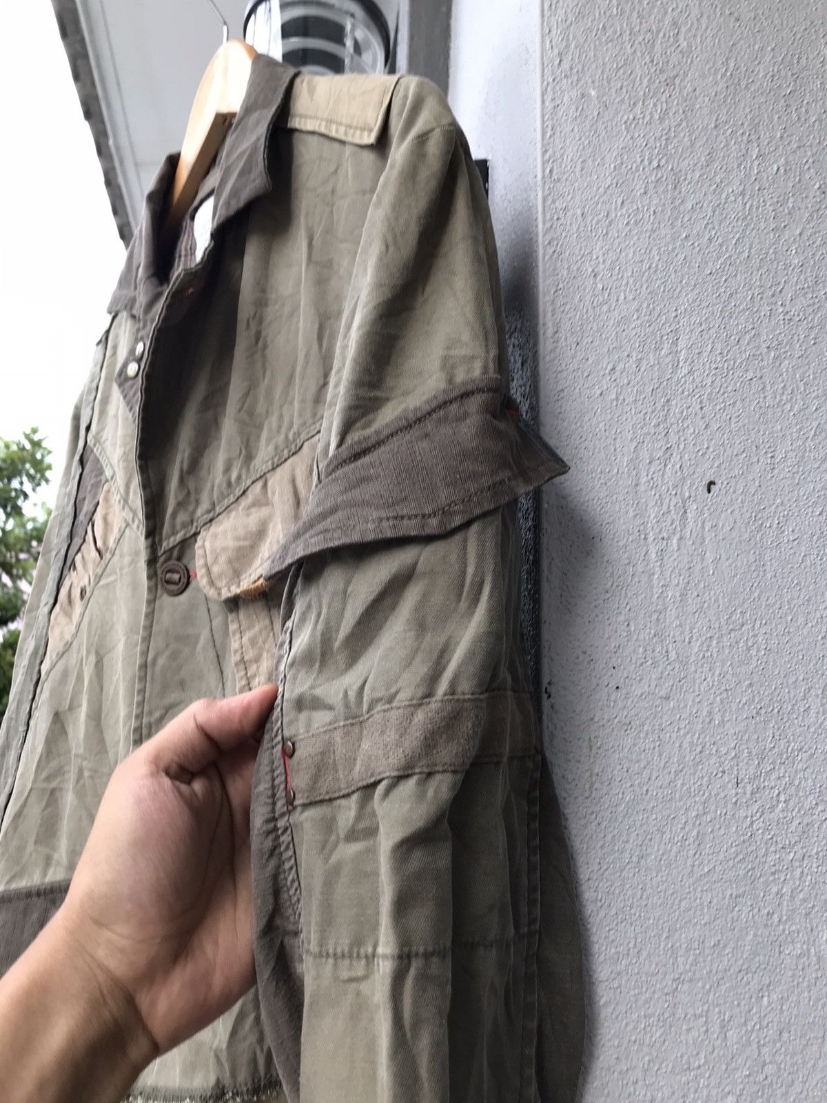 Japanese Brand × Seditionaries × Vintage ❌LAST DROP❌Patchwork Sashiko Jacket Military Style Size US M / EU 48-50 / 2 - 10 Thumbnail
