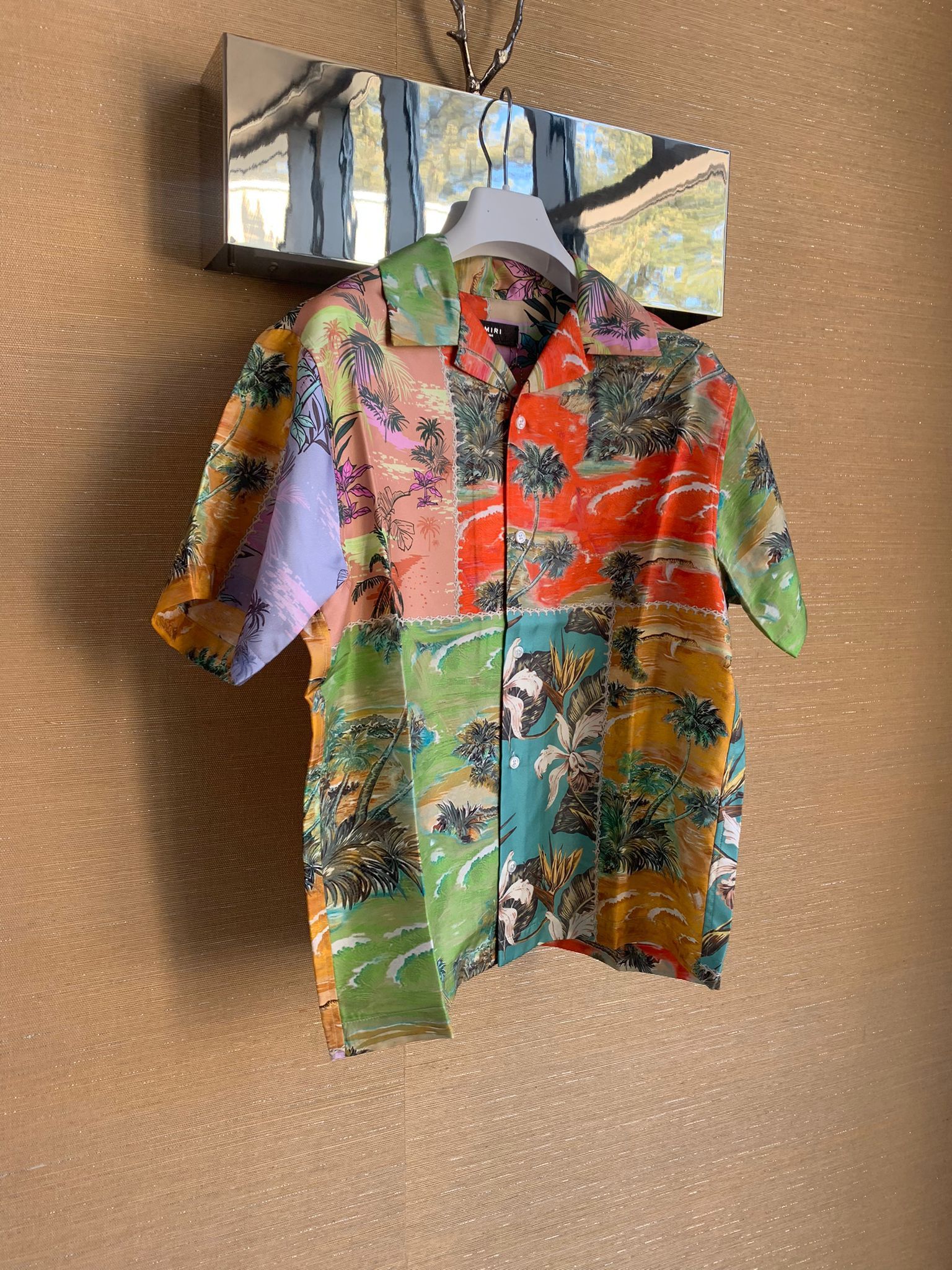 Amiri Hawaiian Patchwork Shirt Size US L / EU 52-54 / 3 - 2 Thumbnail