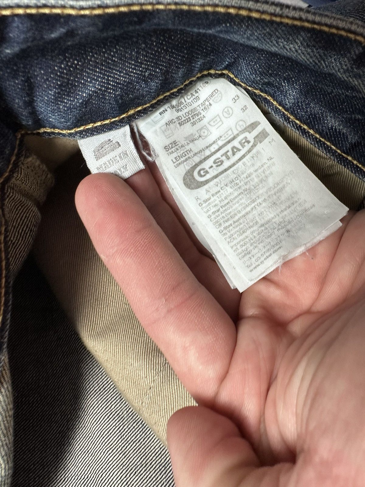G-Star Vintage G-star Raw denim jeans Banana rare size 33 Size US 33 - 5 Thumbnail