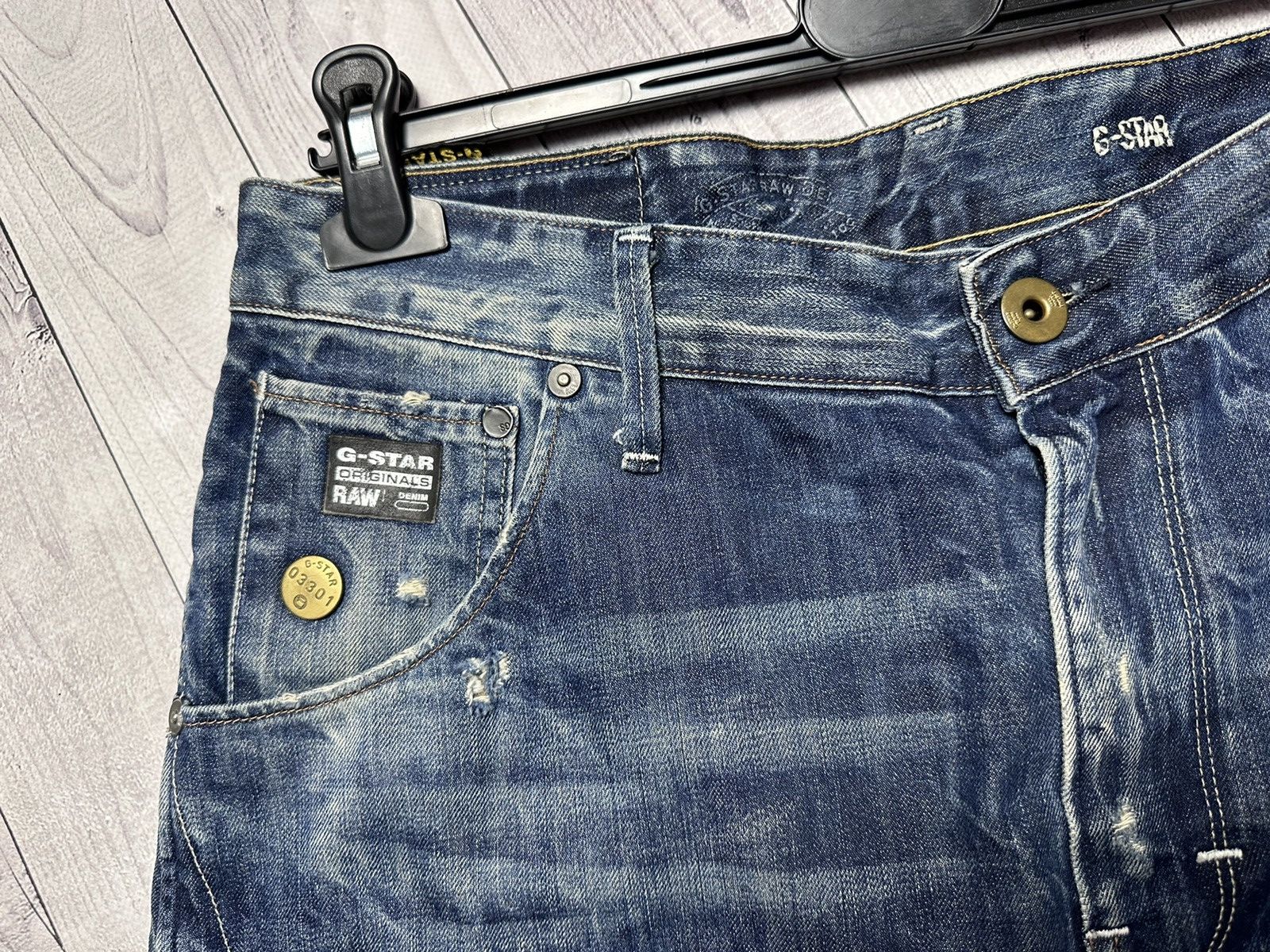 G-Star Vintage G-star Raw denim jeans Banana rare size 33 Size US 33 - 4 Thumbnail