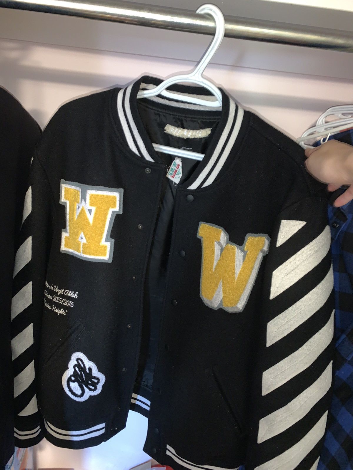 Off-White Off White Meadow Heights Varsity Jacket Size US L / EU 52-54 / 3 - 1 Thumbnail