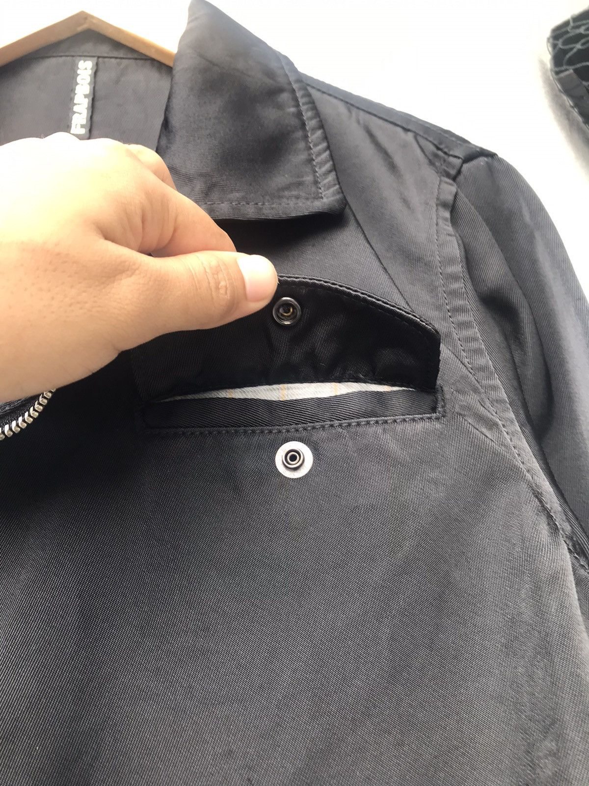 Frapbois × Issey Miyake × Japanese Brand Rare Issey Miyake Frapbois Biker Jacket Size US M / EU 48-50 / 2 - 8 Thumbnail