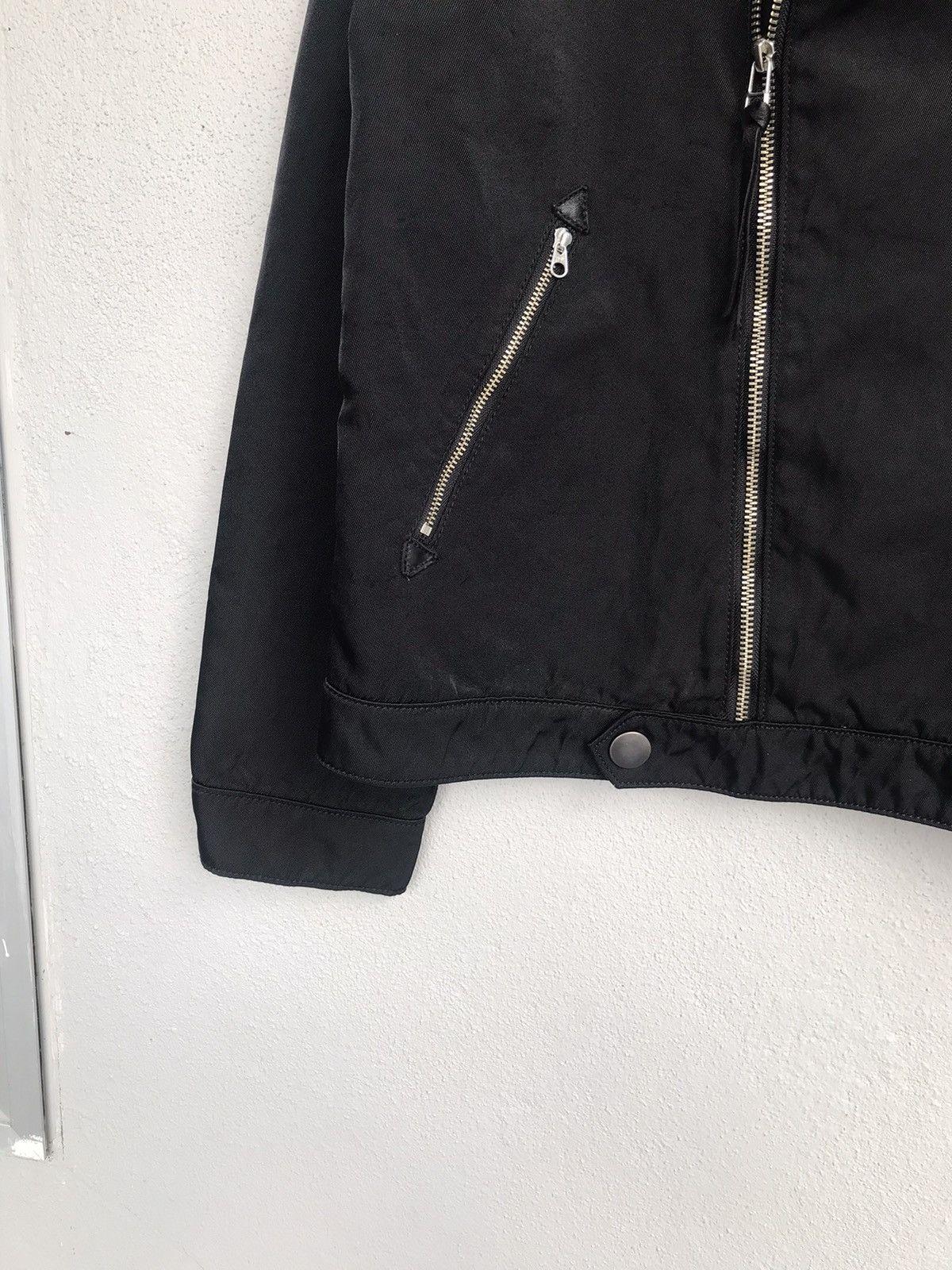 Frapbois × Issey Miyake × Japanese Brand Rare Issey Miyake Frapbois Biker Jacket Size US M / EU 48-50 / 2 - 2 Thumbnail