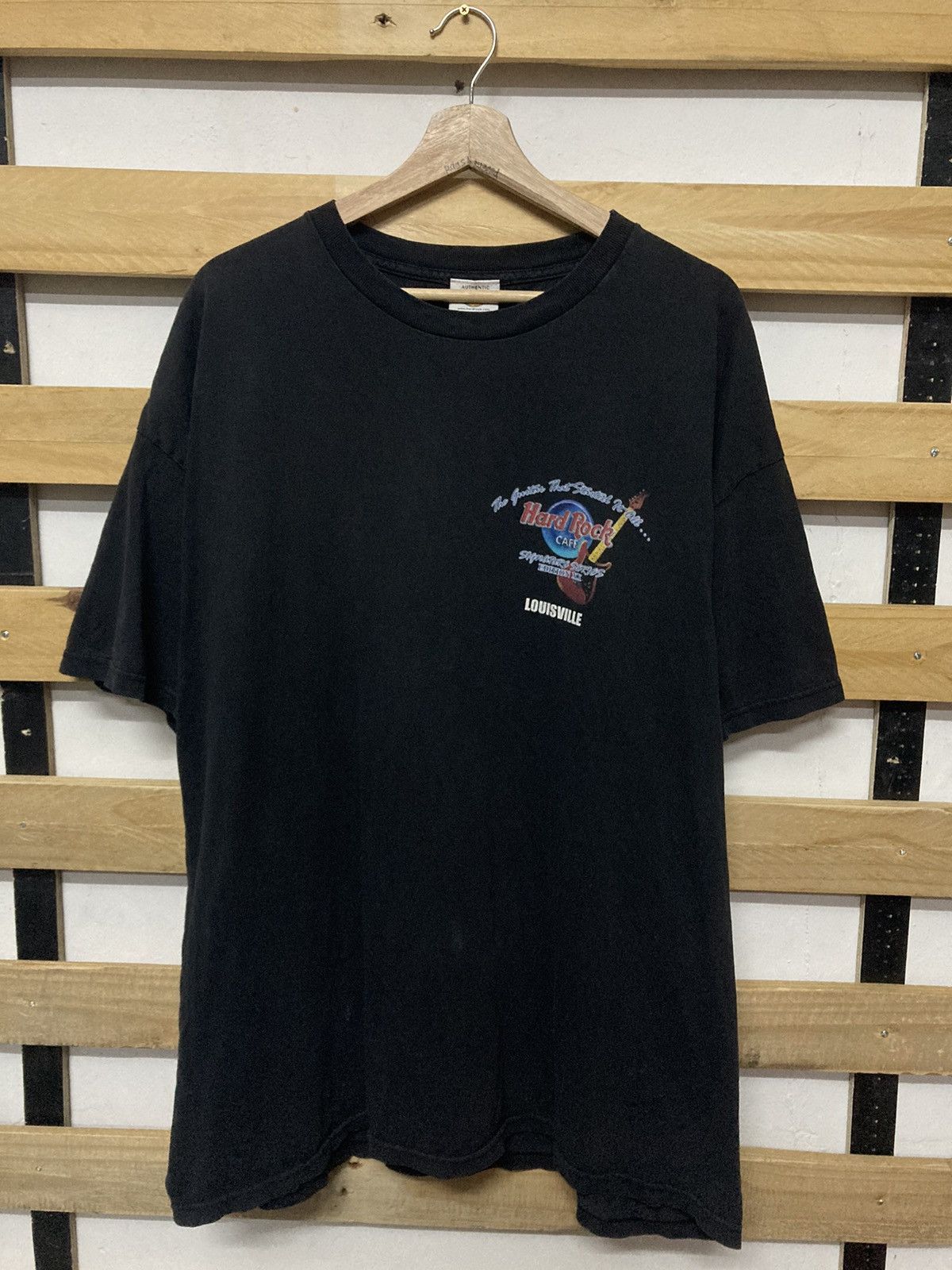 Vintage Hard Rock Cafe Louisville Eric Clapton Sign Tees