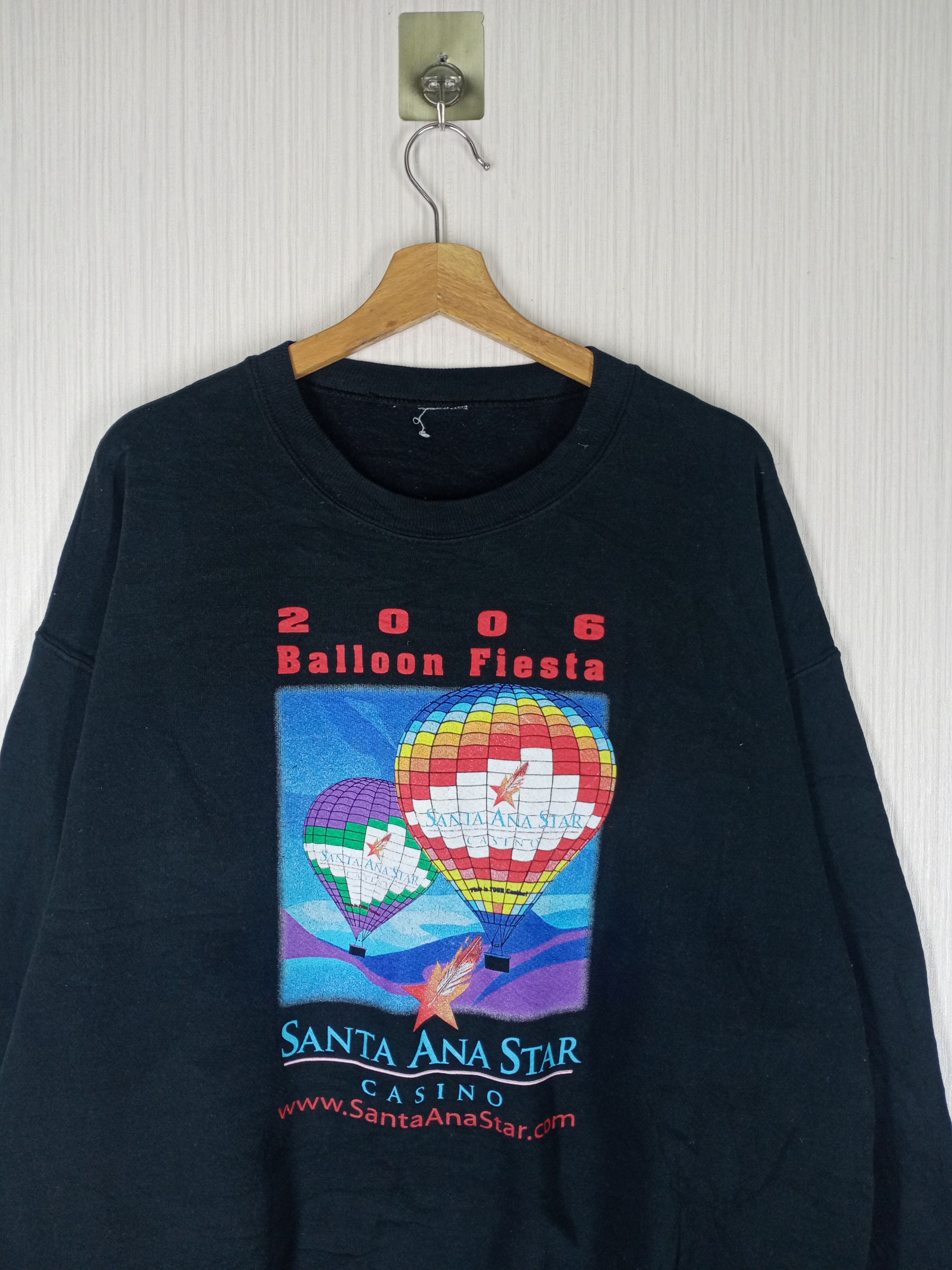 Vintage Vintage Santa Ana Star 2006 Balloon Fiesta Sweatshirt Size US L / EU 52-54 / 3 - 5 Thumbnail