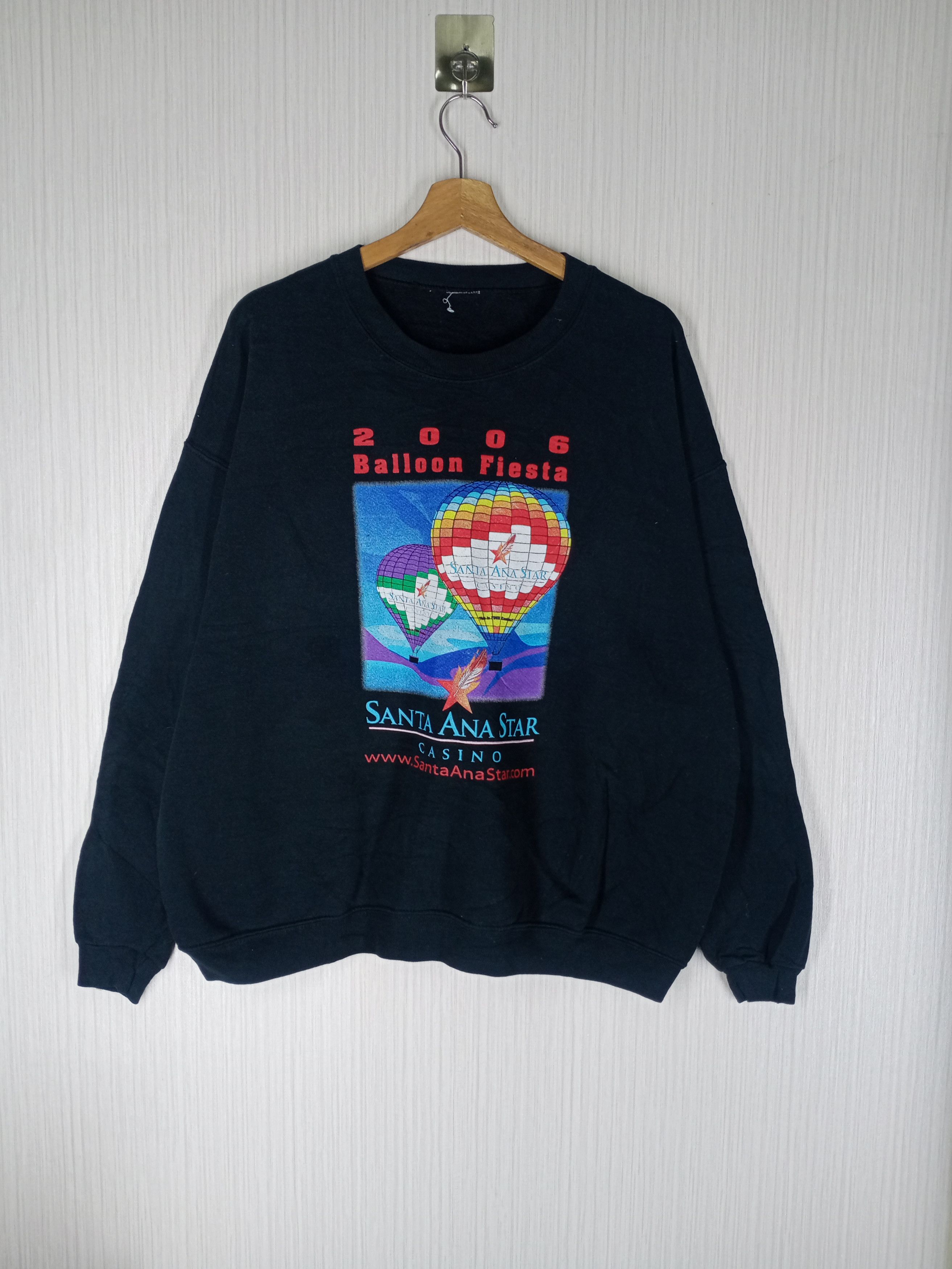 Vintage Vintage Santa Ana Star 2006 Balloon Fiesta Sweatshirt Size US L / EU 52-54 / 3 - 1 Thumbnail
