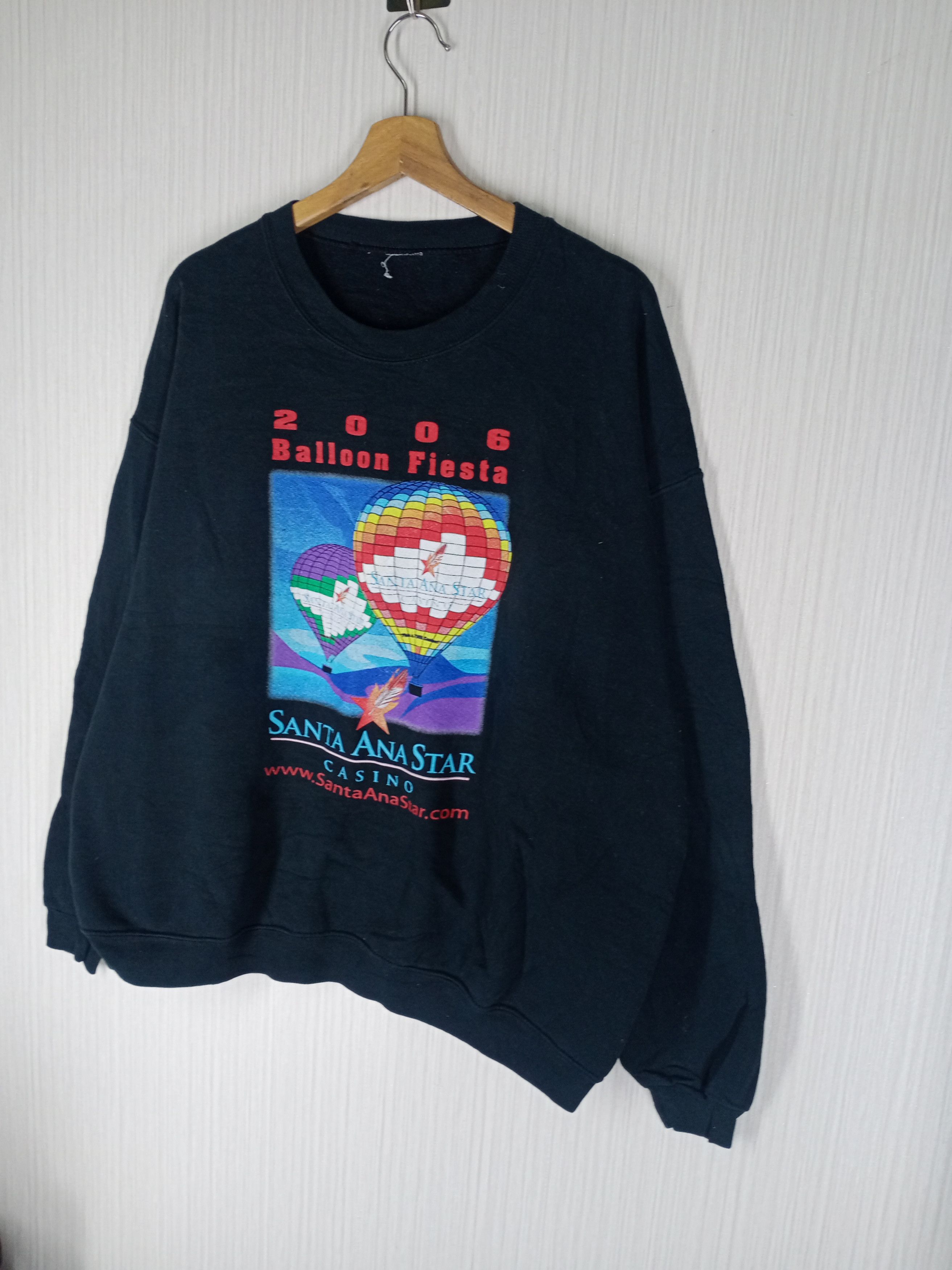 Vintage Vintage Santa Ana Star 2006 Balloon Fiesta Sweatshirt Size US L / EU 52-54 / 3 - 3 Thumbnail