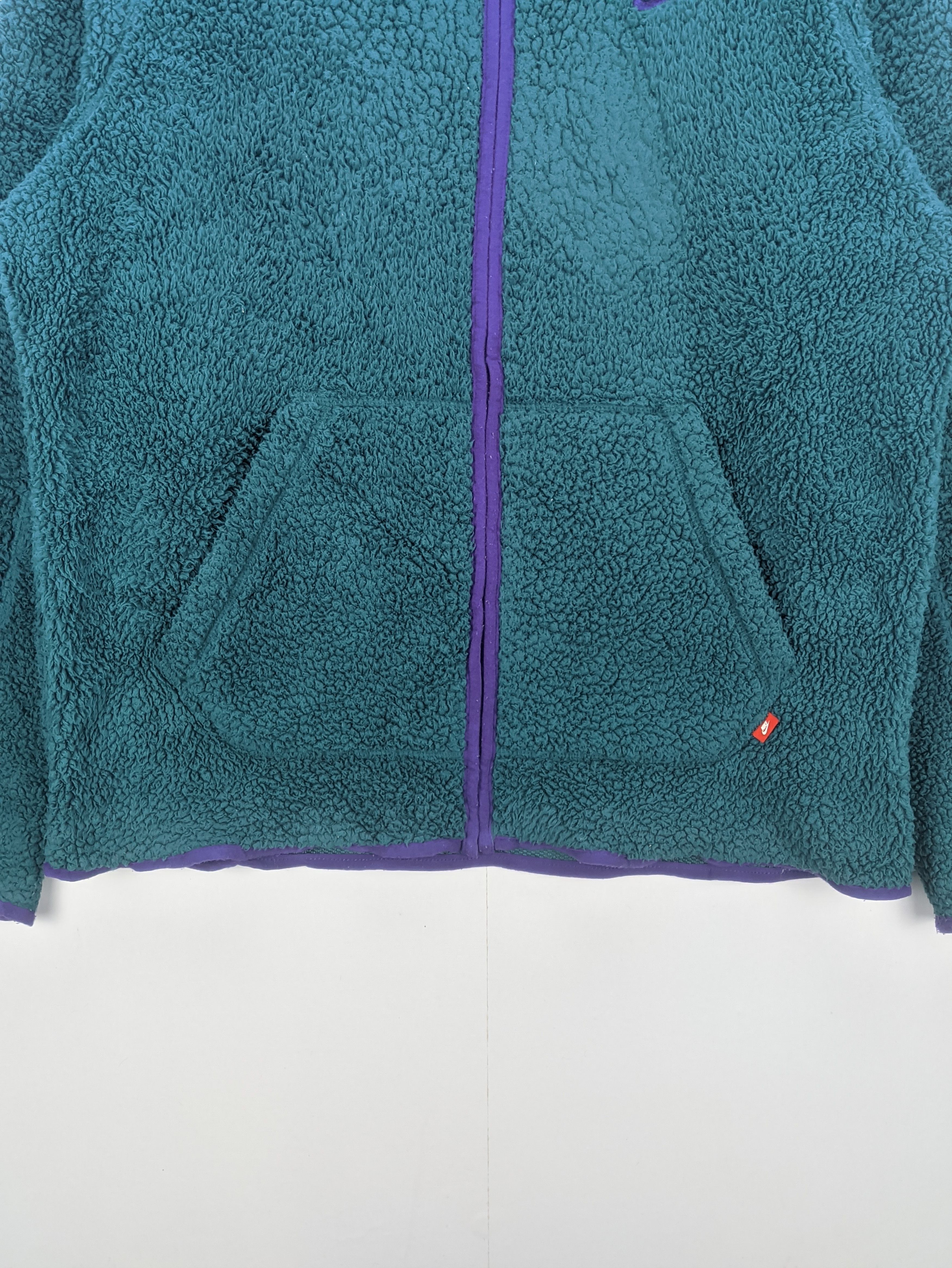 Nike Steals🔥Nike Sherpa Jacket Zipper Up Size US L / EU 52-54 / 3 - 9 Thumbnail