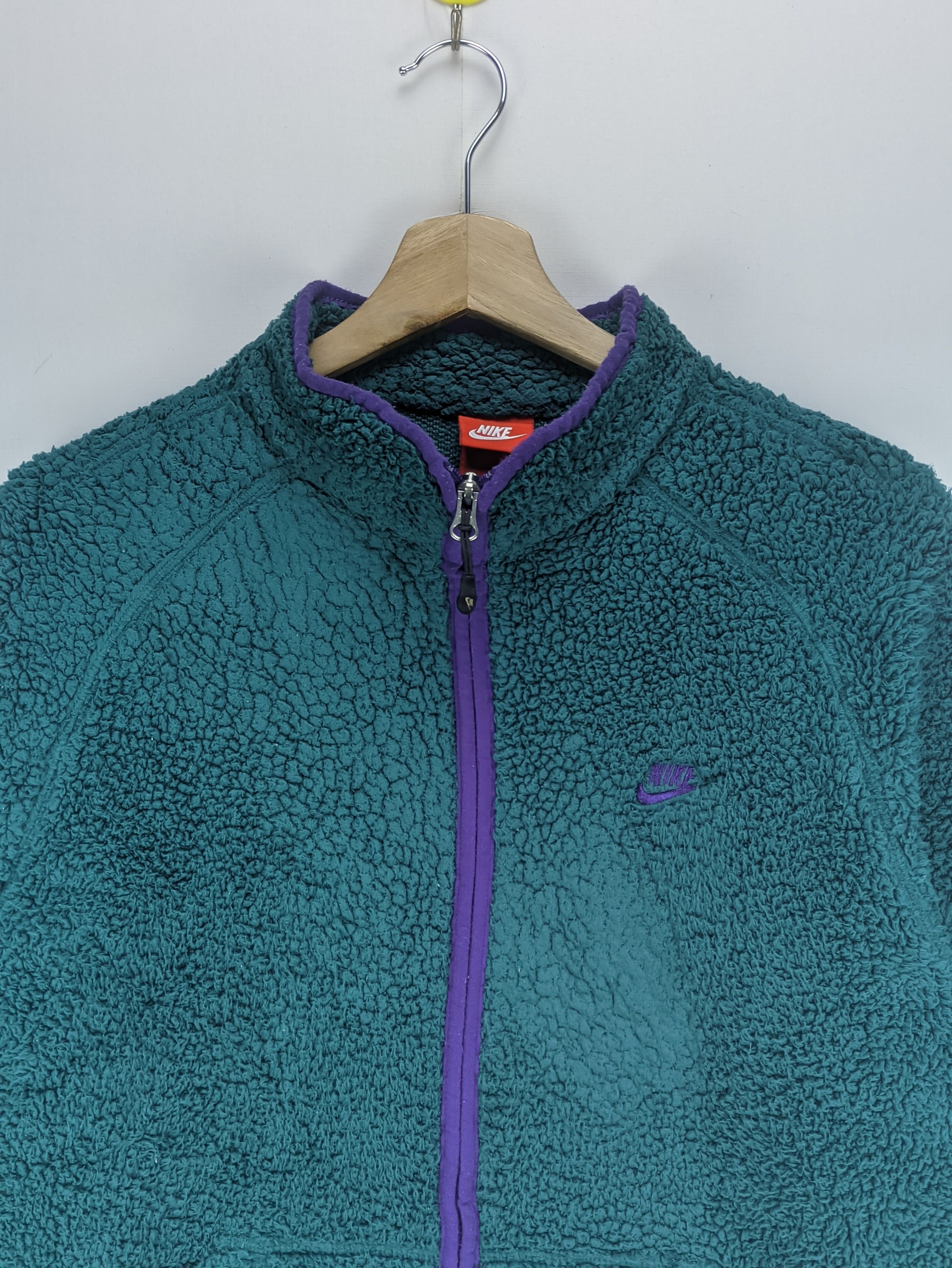Nike Steals🔥Nike Sherpa Jacket Zipper Up Size US L / EU 52-54 / 3 - 8 Thumbnail