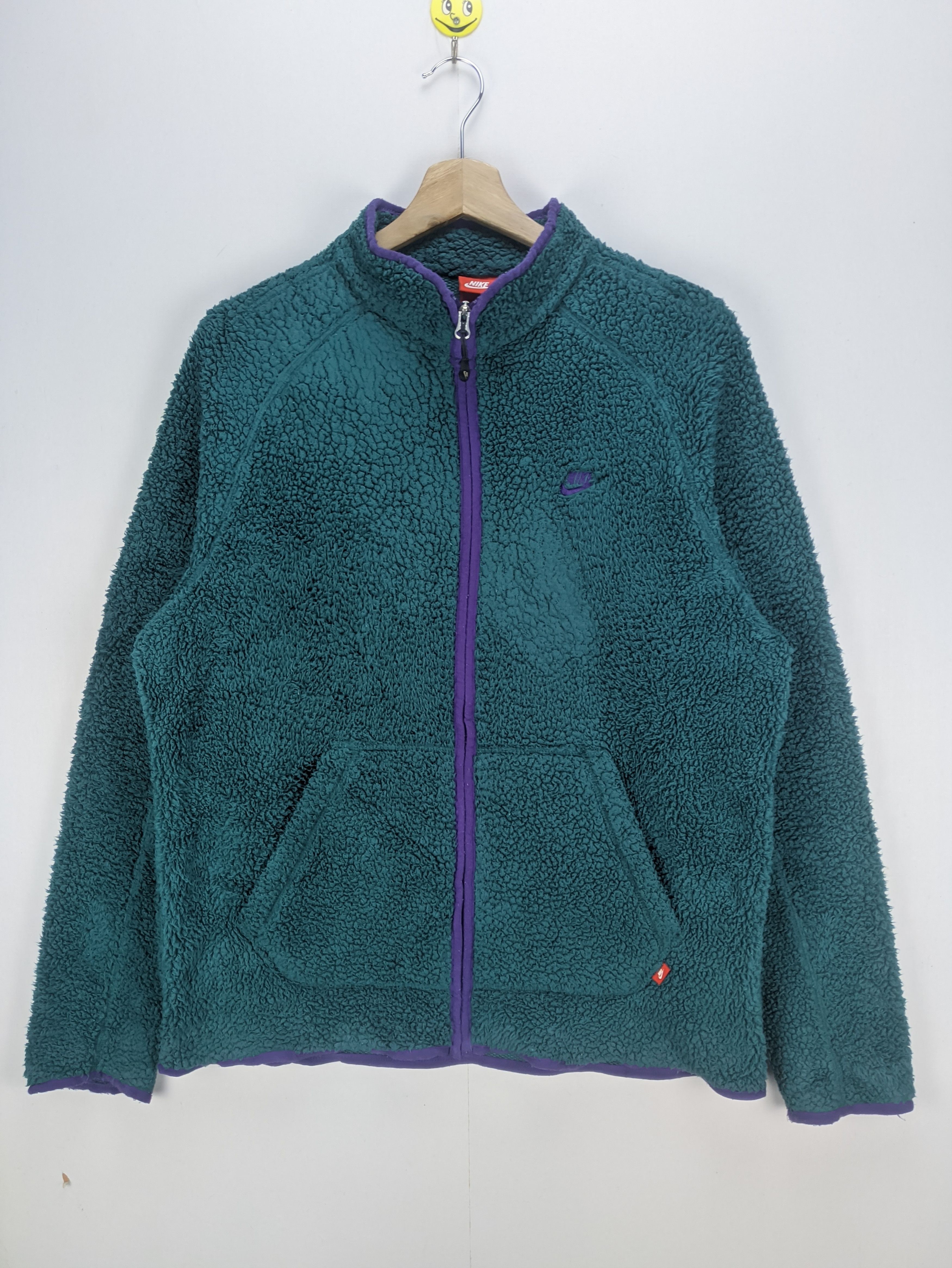 Nike Steals🔥Nike Sherpa Jacket Zipper Up Size US L / EU 52-54 / 3 - 1 Thumbnail