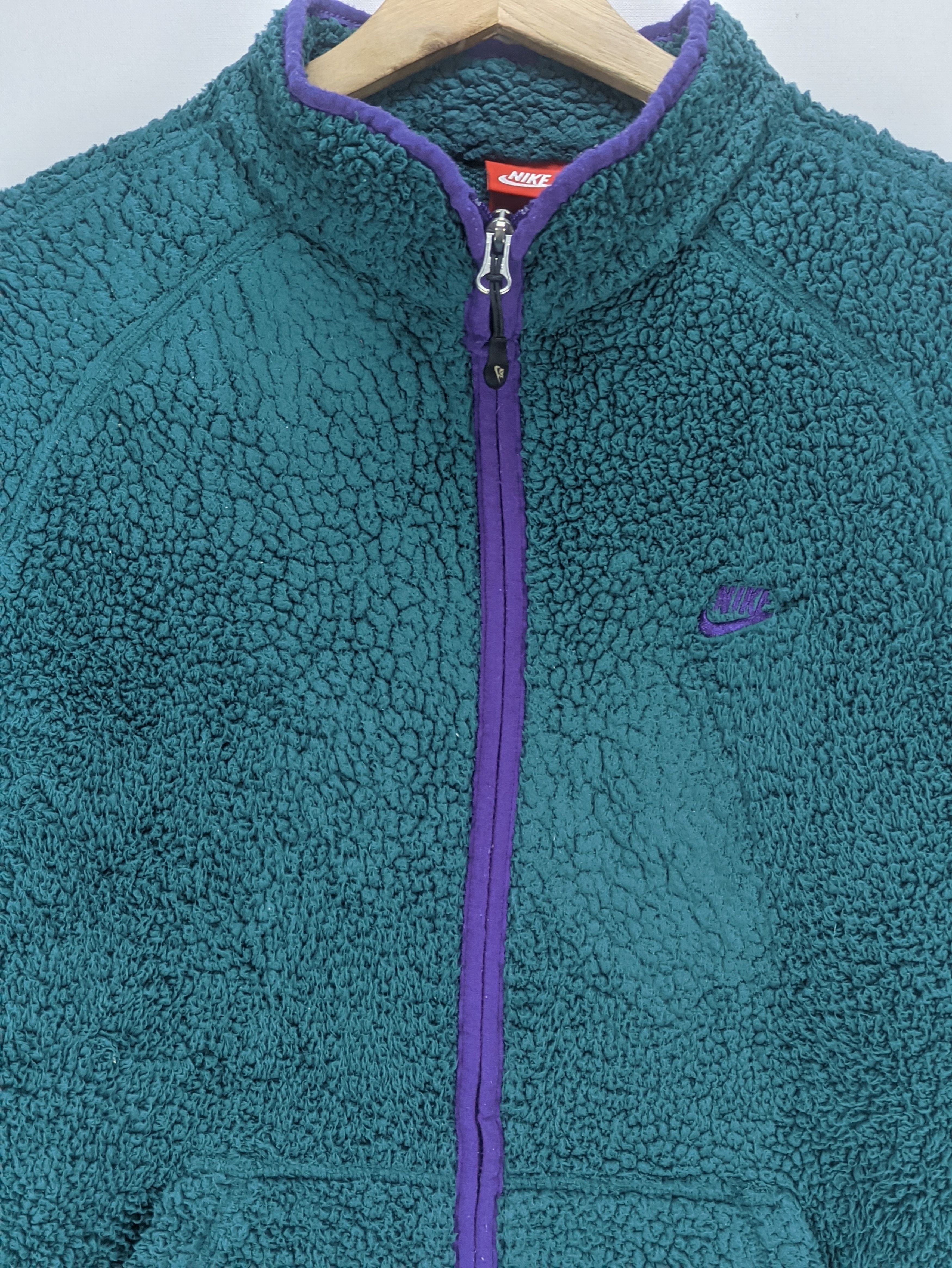 Nike Steals🔥Nike Sherpa Jacket Zipper Up Size US L / EU 52-54 / 3 - 10 Thumbnail