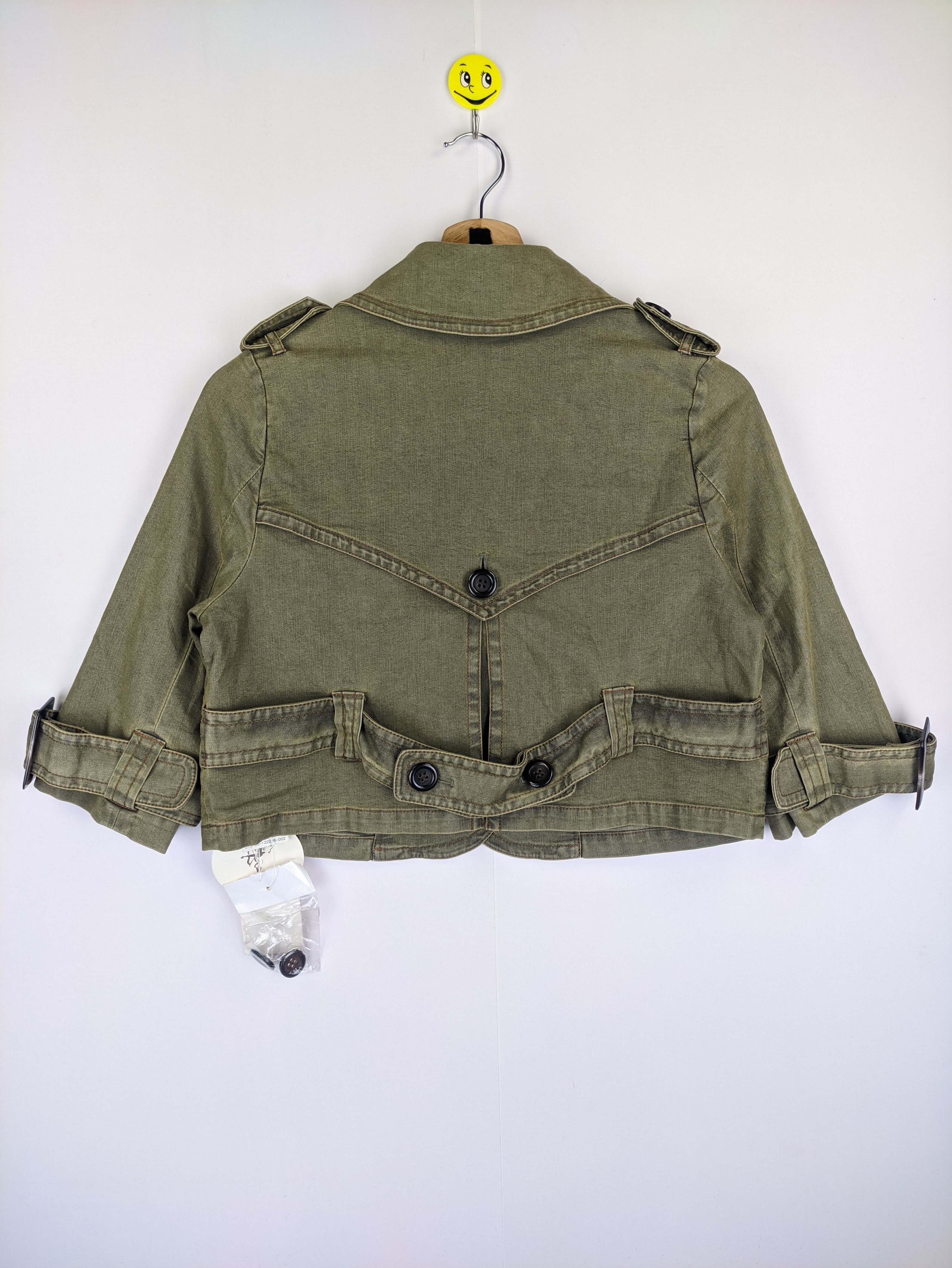 Japanese Brand Steals🔥Vintage Cropped Jacket by Sat Nam Size M / US 6-8 / IT 42-44 - 2 Thumbnail