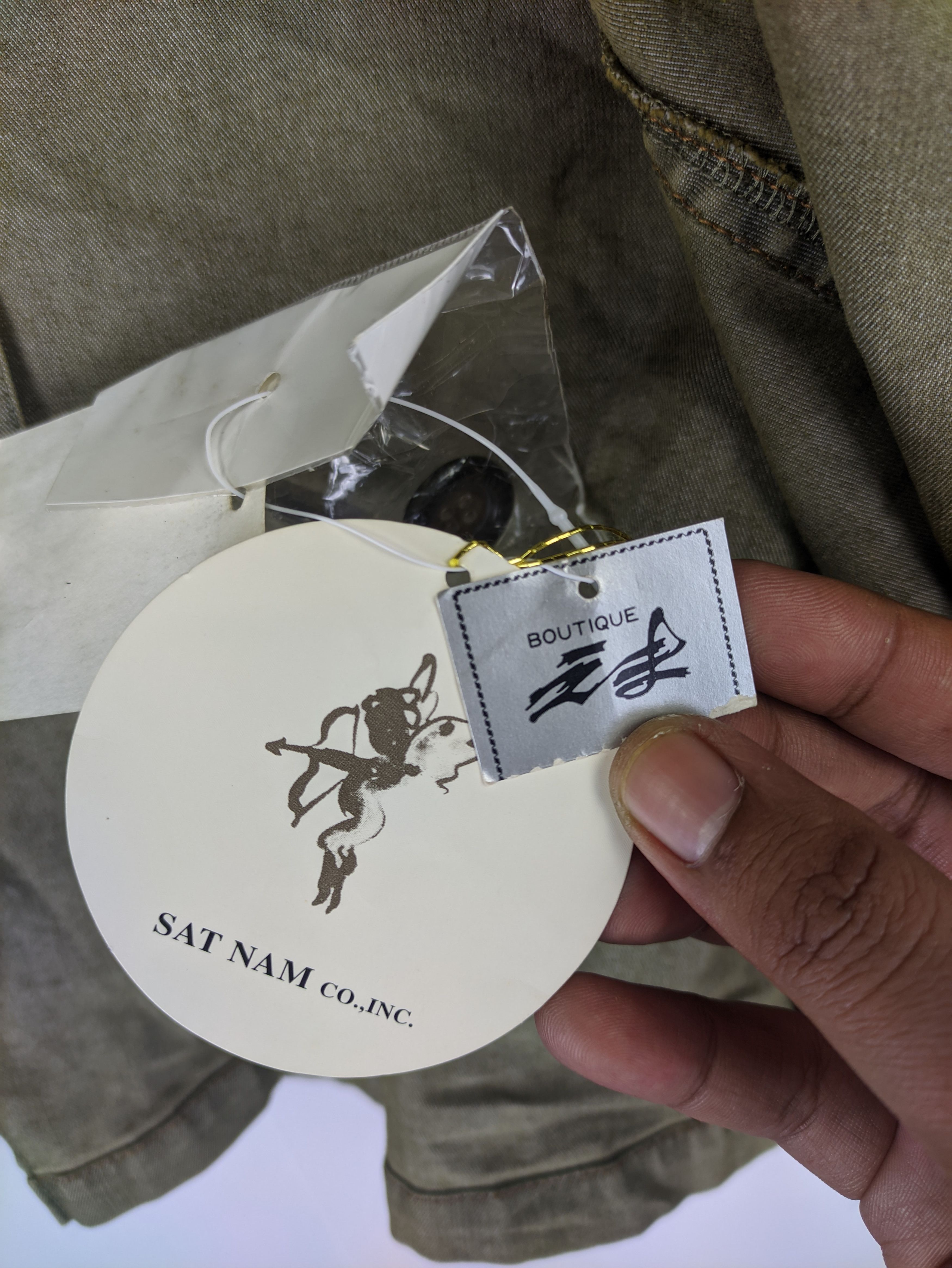 Japanese Brand Steals🔥Vintage Cropped Jacket by Sat Nam Size M / US 6-8 / IT 42-44 - 3 Thumbnail