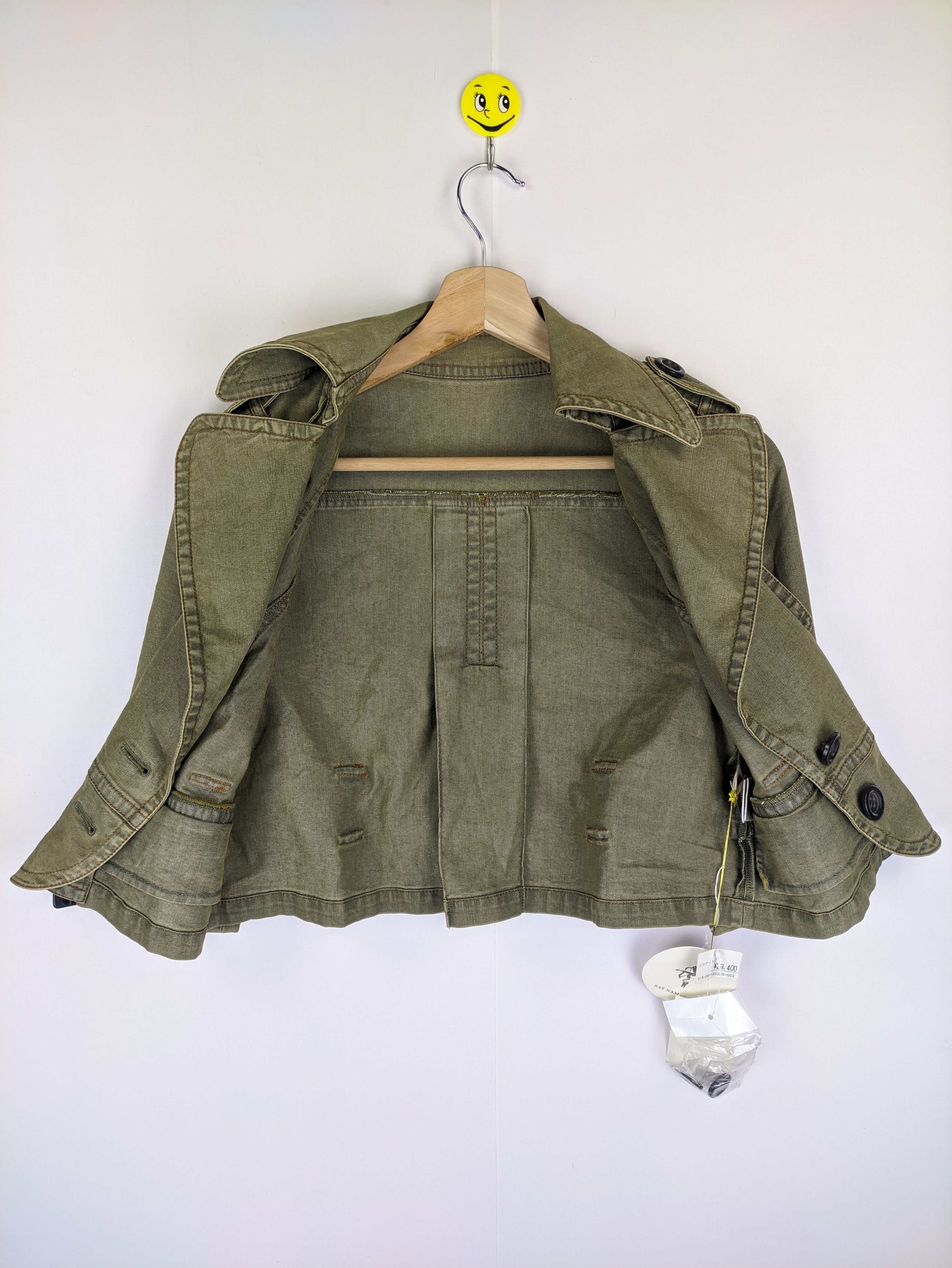 Japanese Brand Steals🔥Vintage Cropped Jacket by Sat Nam Size M / US 6-8 / IT 42-44 - 6 Thumbnail