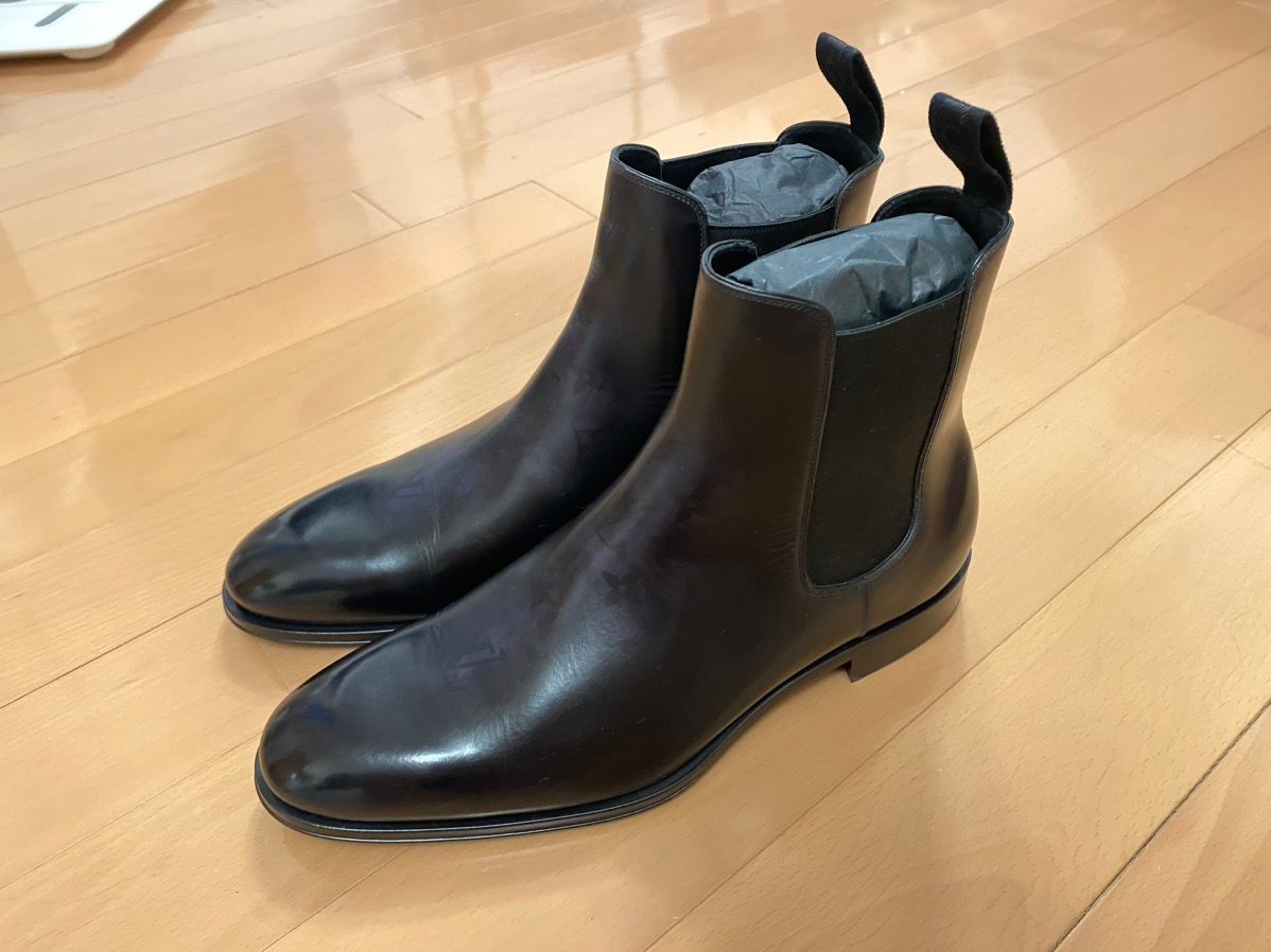 Louis Vuitton Monogram Mens Chelsea Boots 2022-23FW, Black, 07.0