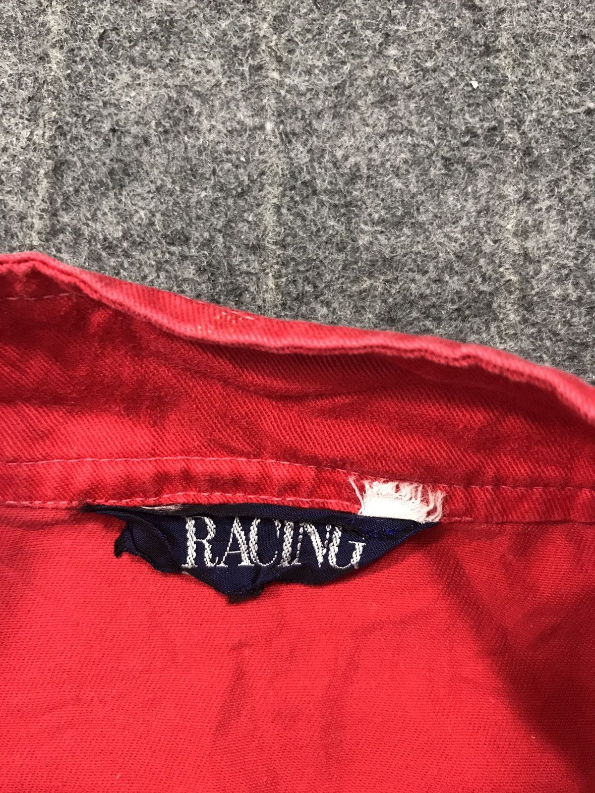 Vintage BMW Racing Uniform Staff Coverall Overall Red Denim Size 32 Size US 32 / EU 48 - 4 Thumbnail