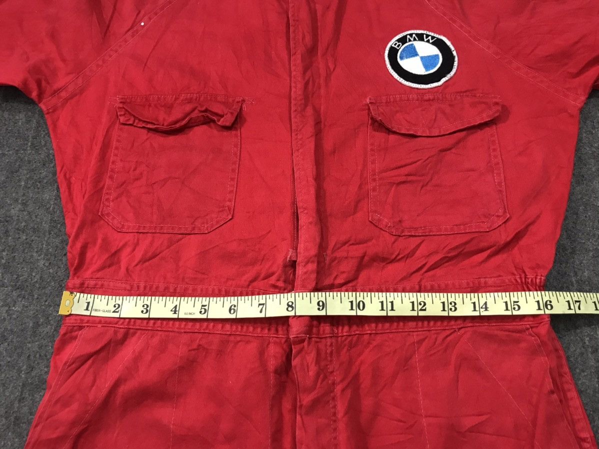 Vintage BMW Racing Uniform Staff Coverall Overall Red Denim Size 32 Size US 32 / EU 48 - 7 Thumbnail