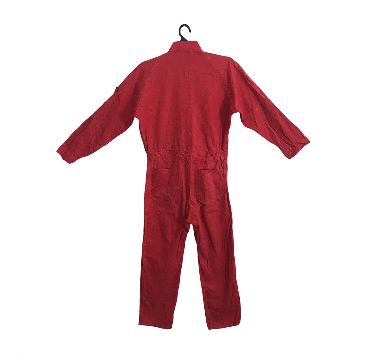 Vintage BMW Racing Uniform Staff Coverall Overall Red Denim Size 32 Size US 32 / EU 48 - 2 Thumbnail