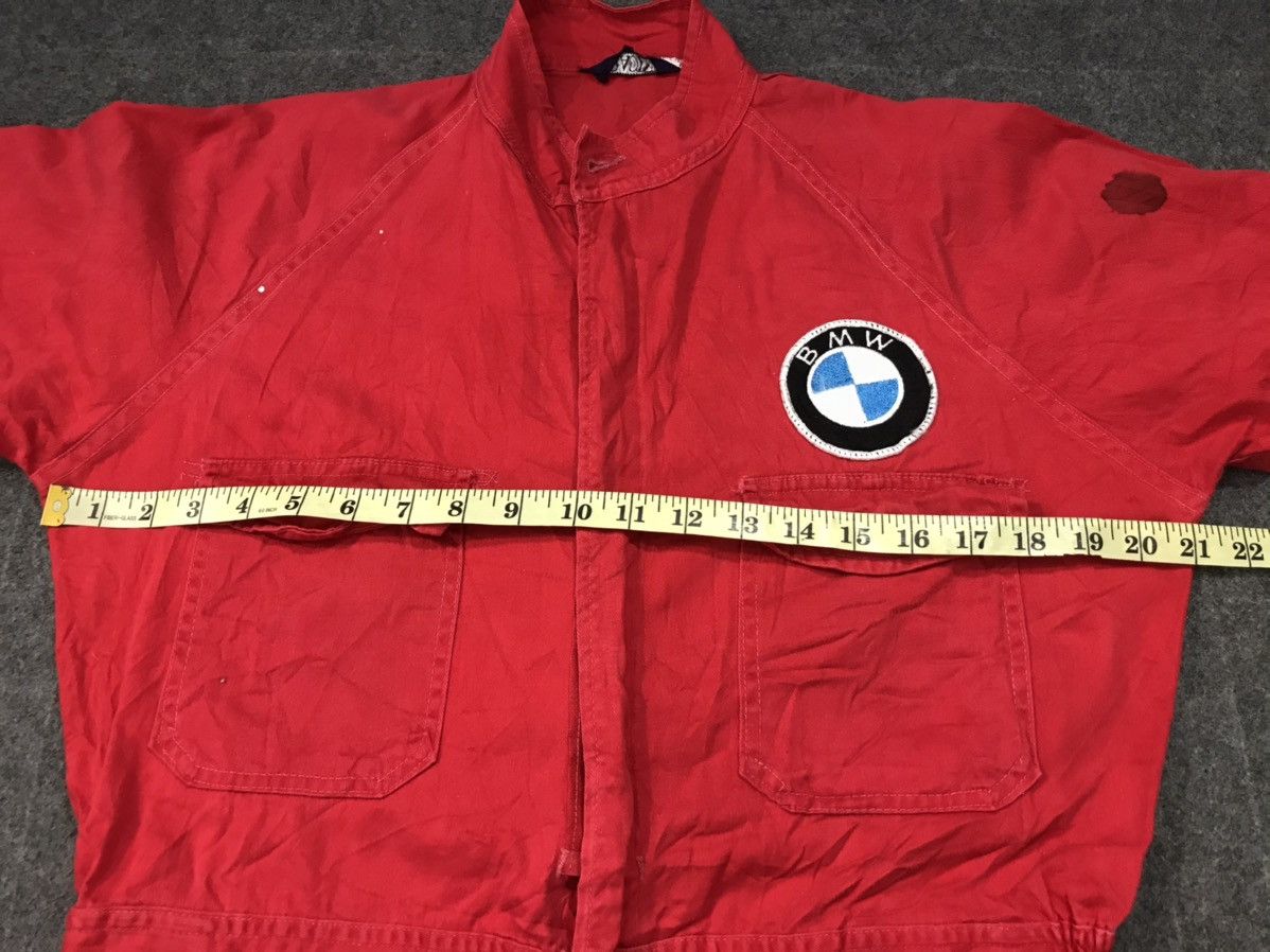 Vintage BMW Racing Uniform Staff Coverall Overall Red Denim Size 32 Size US 32 / EU 48 - 6 Thumbnail