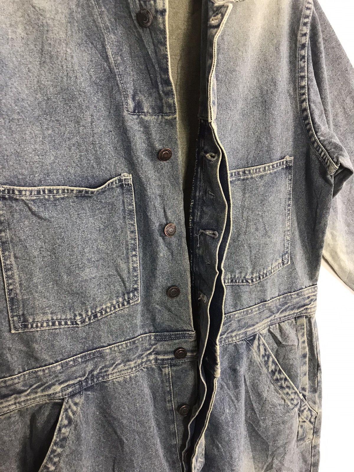 Japanese Brand Dog House Indigo Denim Pant Workwear Carpenter Big Size Size US 39 - 4 Thumbnail