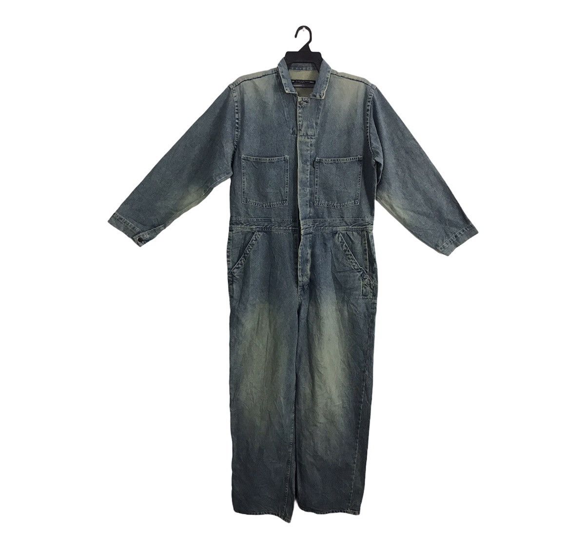 Japanese Brand Dog House Indigo Denim Pant Workwear Carpenter Big Size Size US 39 - 1 Thumbnail