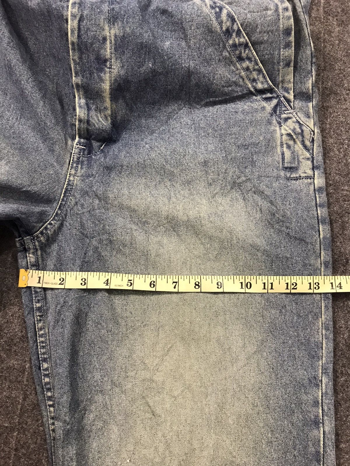 Japanese Brand Dog House Indigo Denim Pant Workwear Carpenter Big Size Size US 39 - 14 Thumbnail