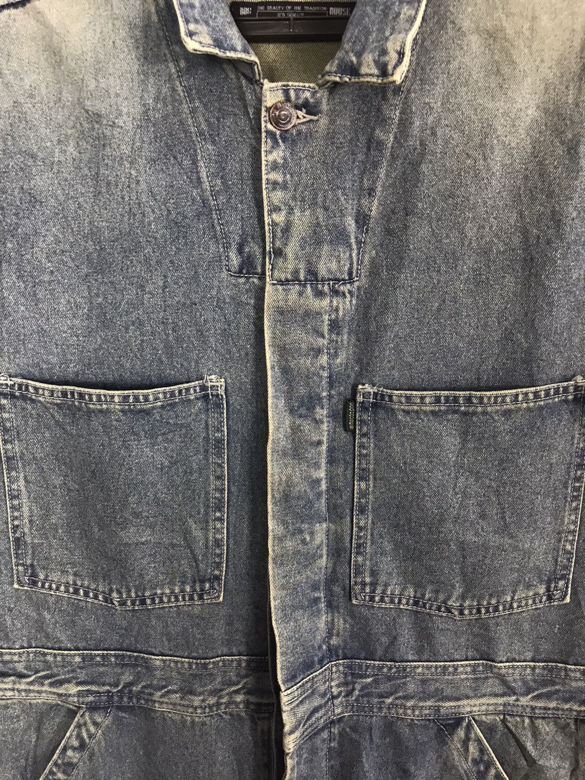 Japanese Brand Dog House Indigo Denim Pant Workwear Carpenter Big Size Size US 39 - 3 Thumbnail