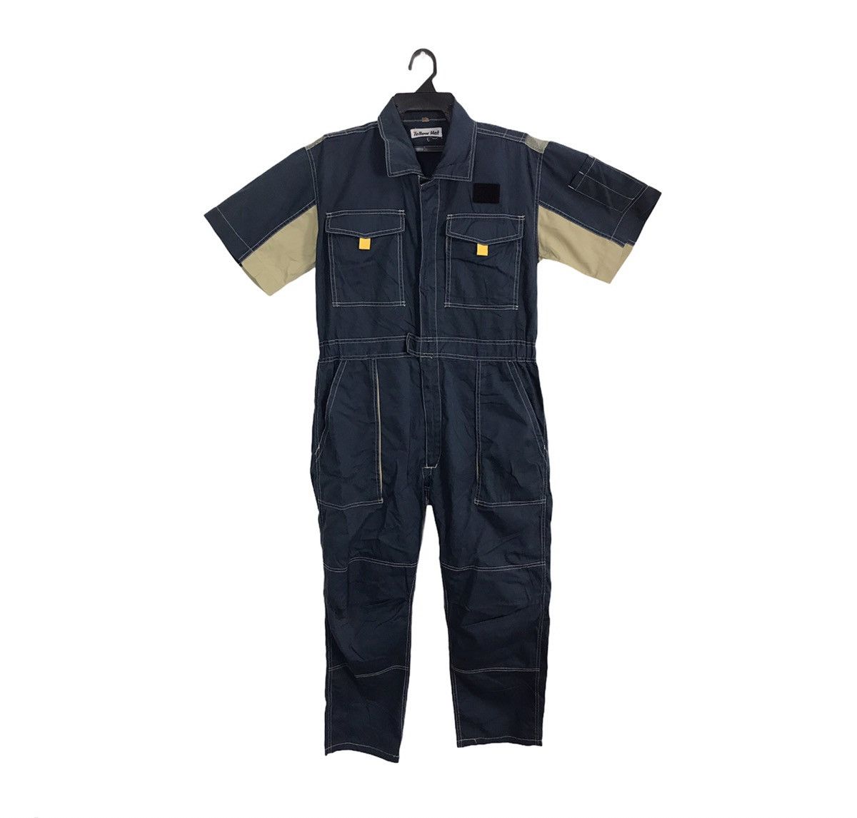 Japanese Brand × Vintage Yellow Hat Japanese Brand Khakis Pant Workwear Carpenter Size US 37 - 1 Thumbnail