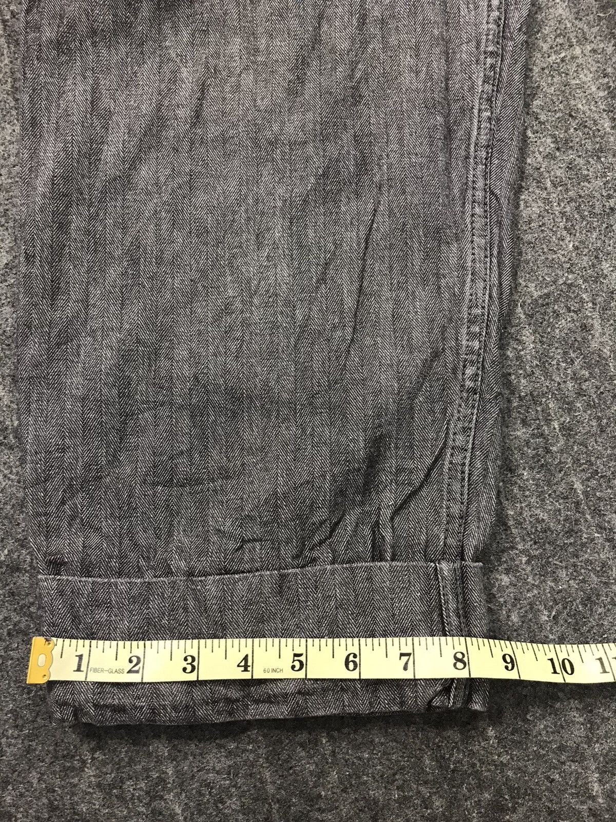 Japanese Brand Evenriver Coverall Striped Denim Pant Workwear Carpenter Size US 38 / EU 54 - 14 Thumbnail