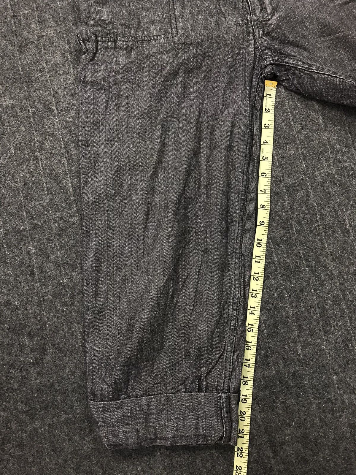 Japanese Brand Evenriver Coverall Striped Denim Pant Workwear Carpenter Size US 38 / EU 54 - 13 Thumbnail