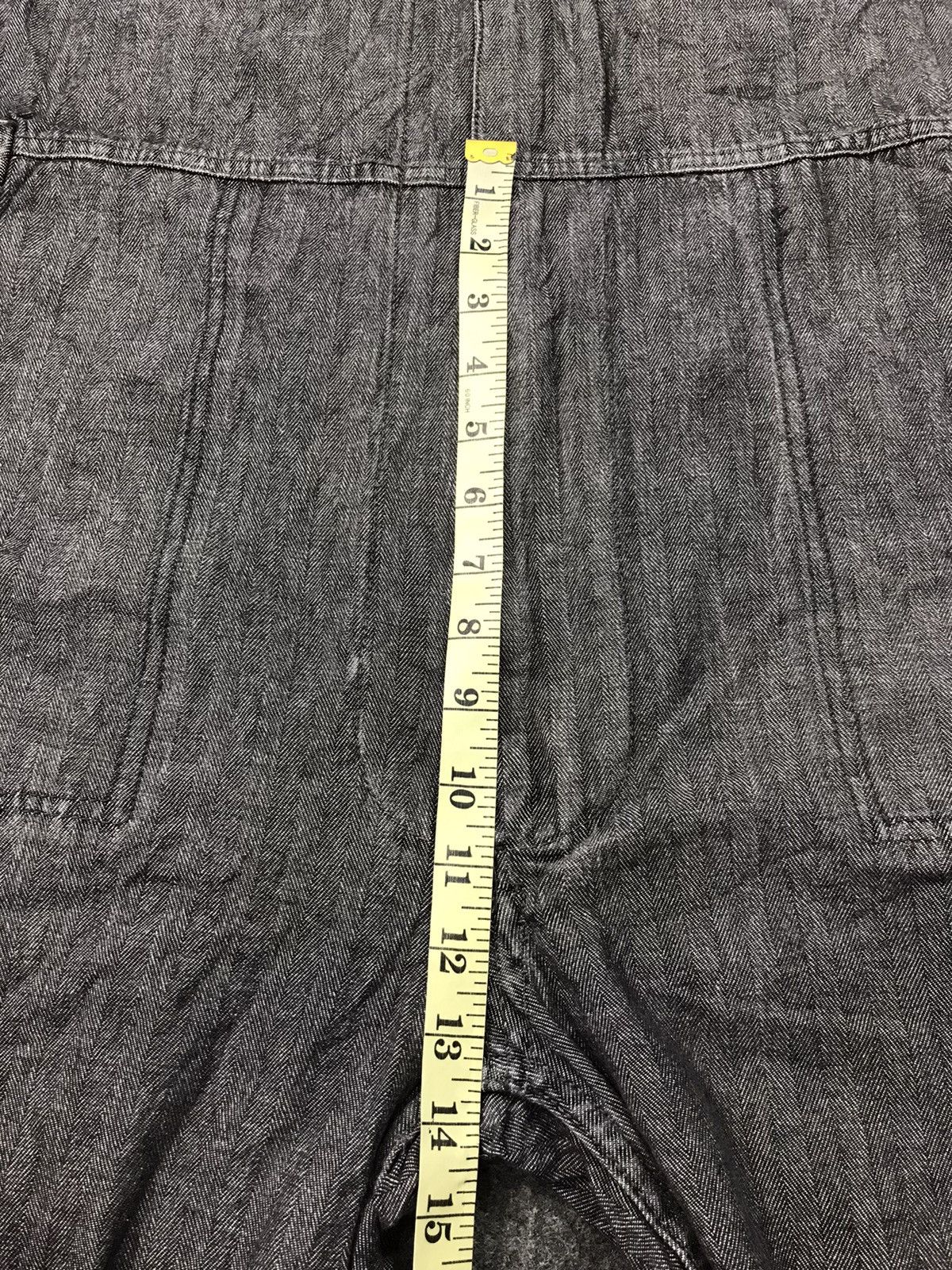 Japanese Brand Evenriver Coverall Striped Denim Pant Workwear Carpenter Size US 38 / EU 54 - 12 Thumbnail