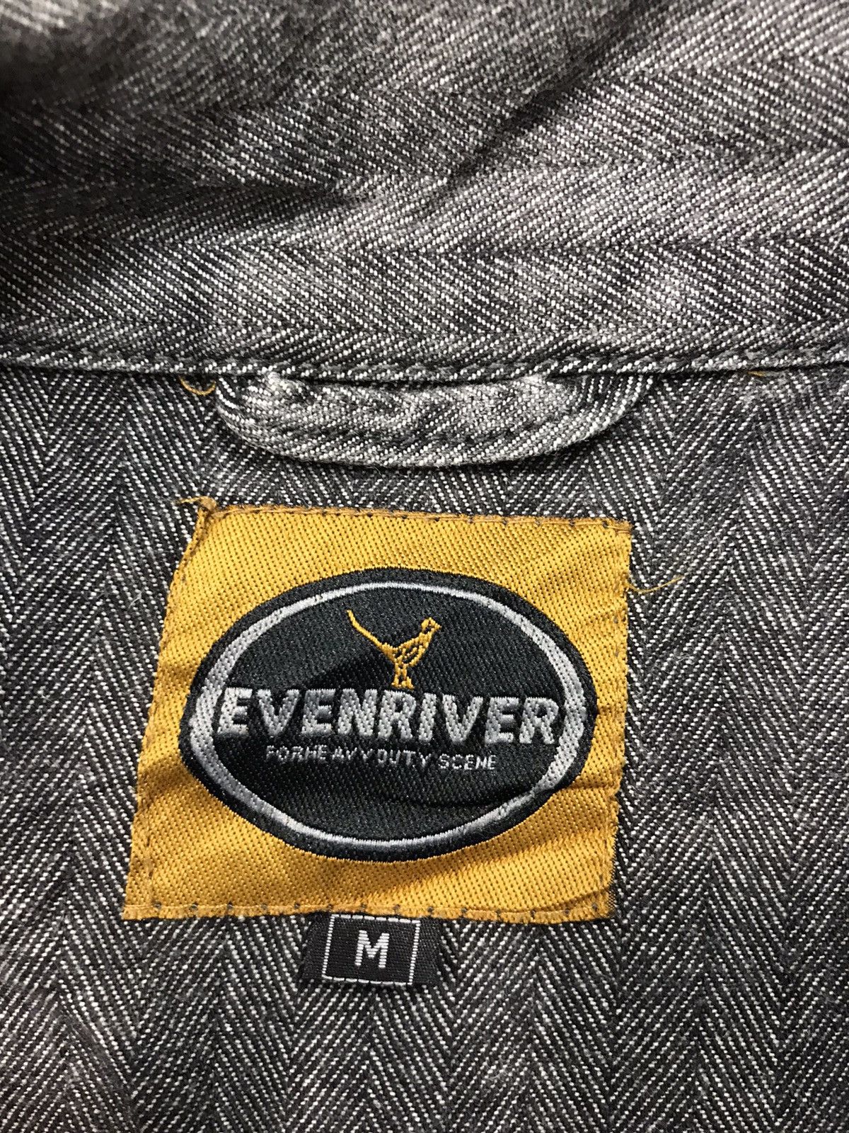 Japanese Brand Evenriver Coverall Striped Denim Pant Workwear Carpenter Size US 38 / EU 54 - 6 Thumbnail