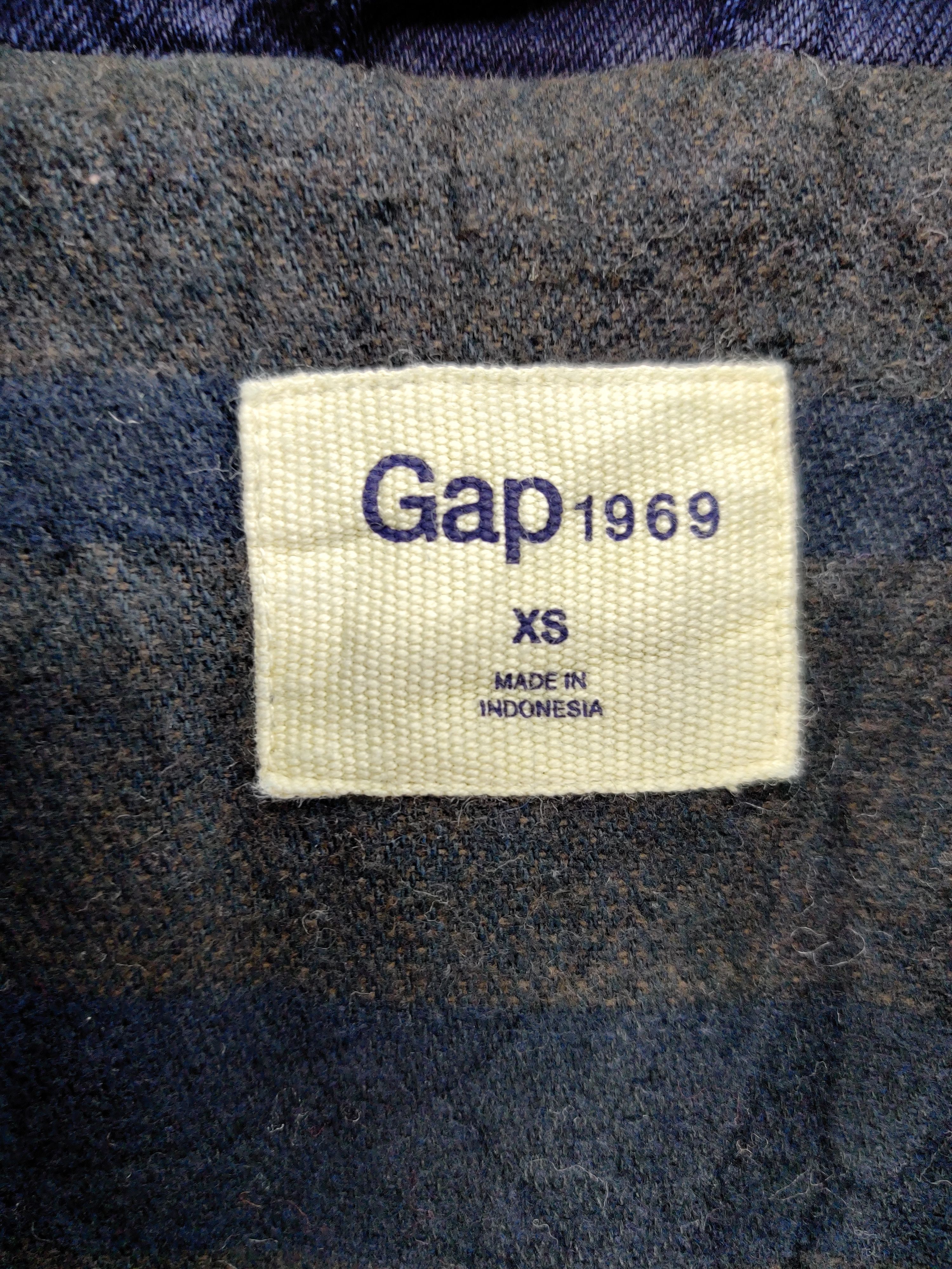 Gap Vintage 90s Gap M65 Field Blue Chore Denim Jacket Size US XS / EU 42 / 0 - 7 Thumbnail