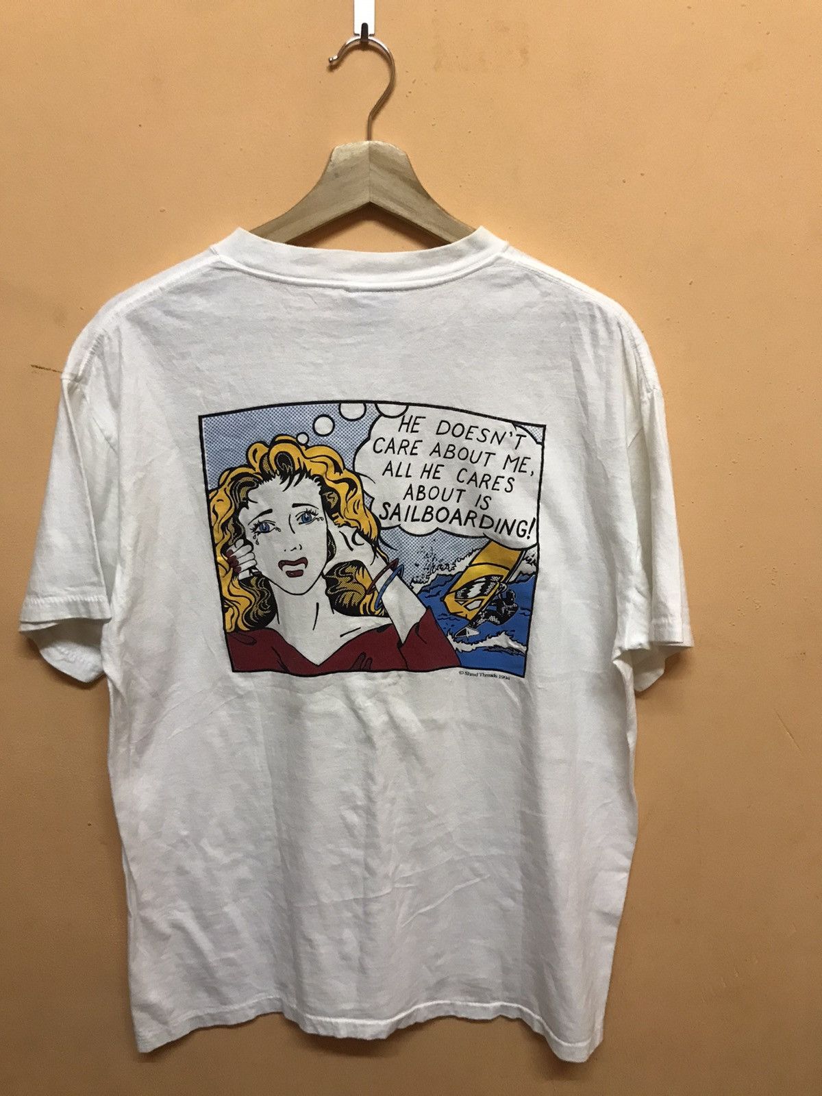 Vintage ‼️VTG 1994 ROY LICHTENSTEIN POP ART CRY GIRL VERY RARE‼️ Size US L / EU 52-54 / 3 - 1 Thumbnail