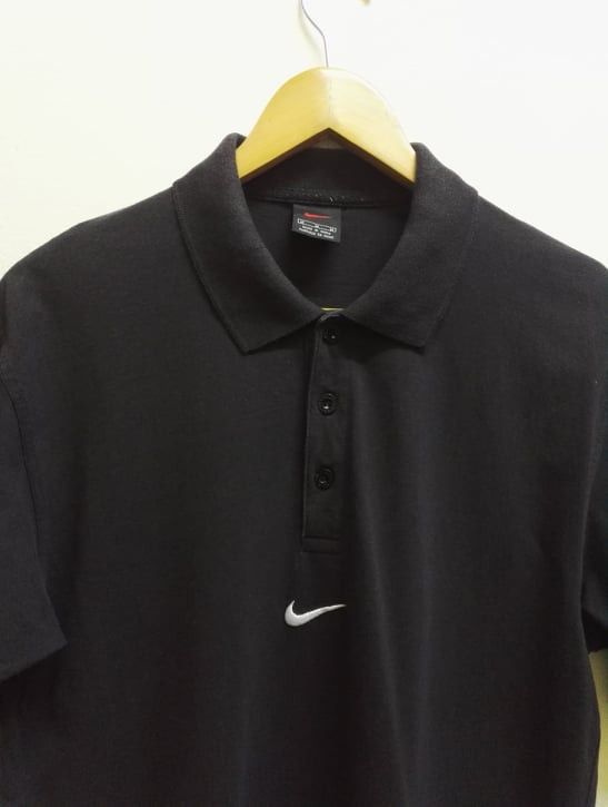 Nike Vtg Nike Small Logo Short Sleeve Colar Shirt (c25) Size US M / EU 48-50 / 2 - 2 Thumbnail