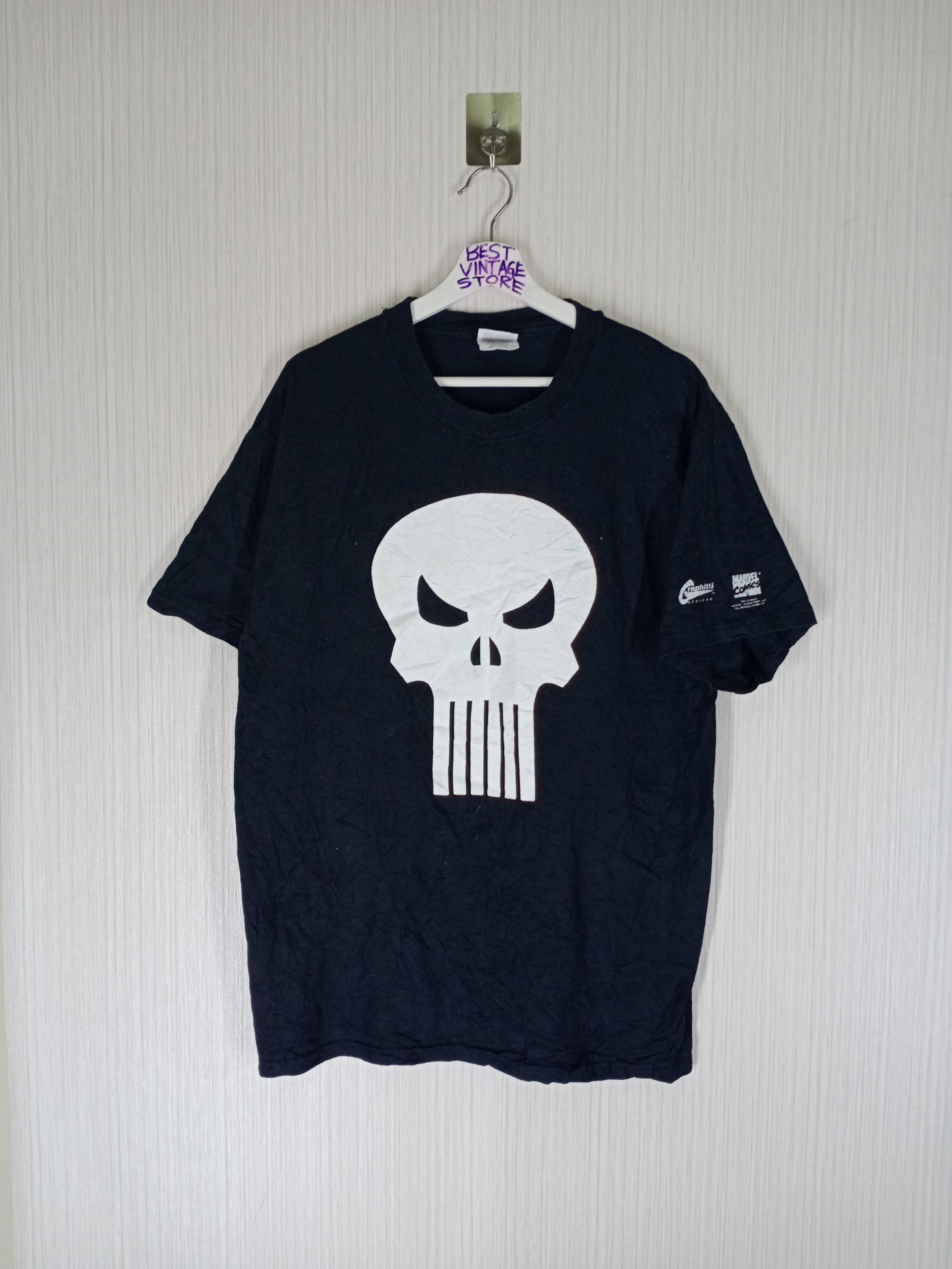Rare Vintage 90s Punisher Marvel Comics T Shirt