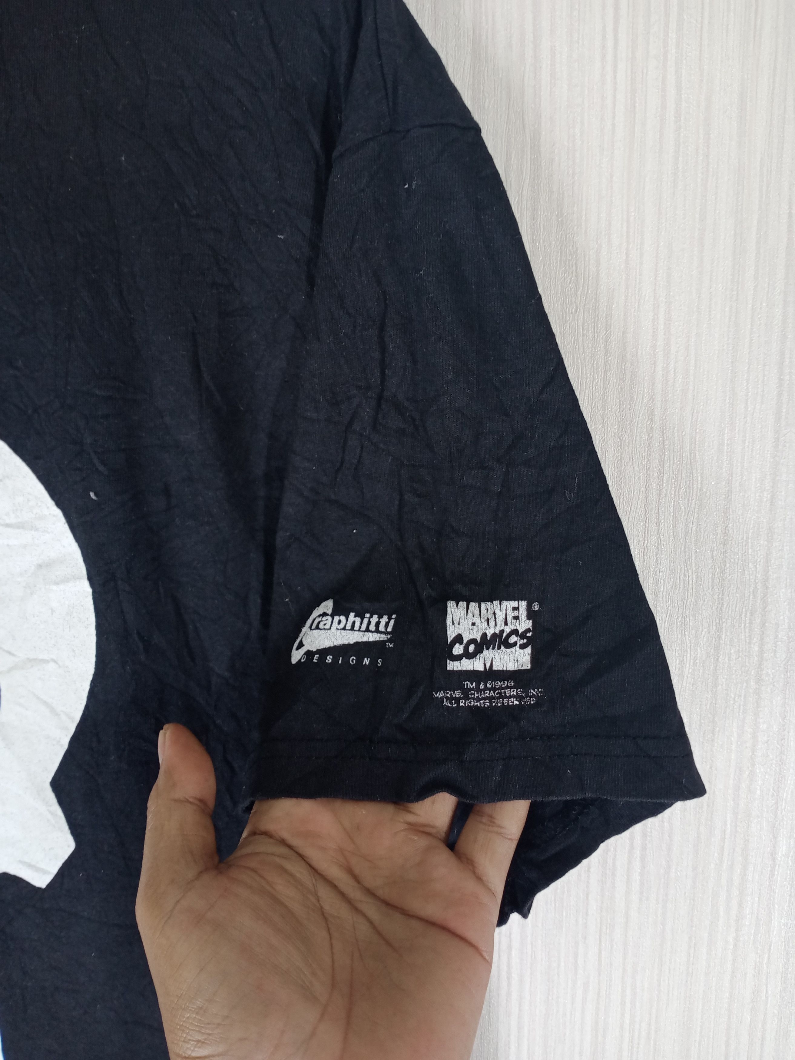 Marvel Comics × Vintage Rare Vintage 90s Punisher Marvel Comics T Shirt Size US L / EU 52-54 / 3 - 4 Thumbnail