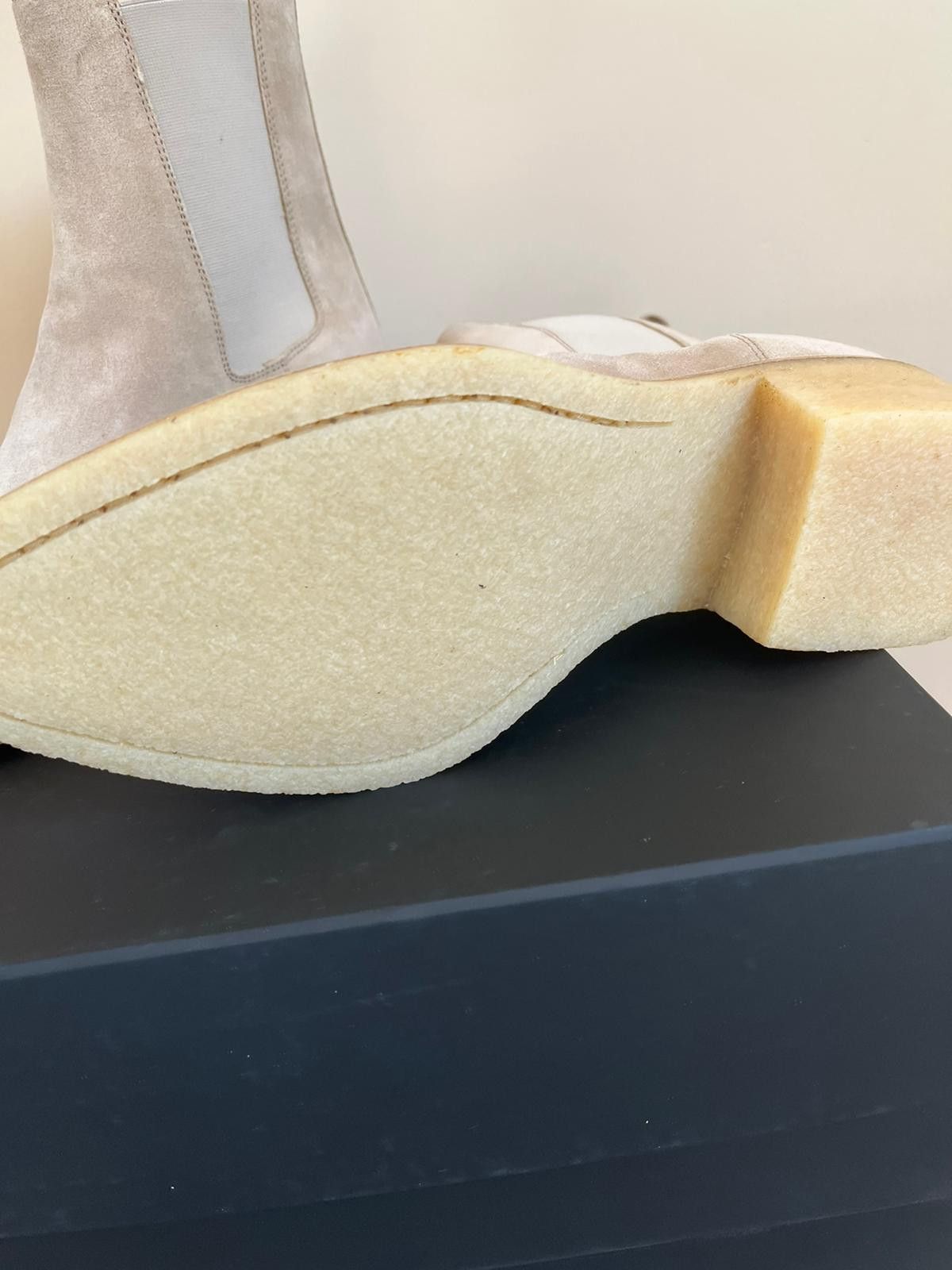 Amiri Crepe Pointy Toe Chelsea Boot in Tan Size US 11 / EU 44 - 15 Thumbnail