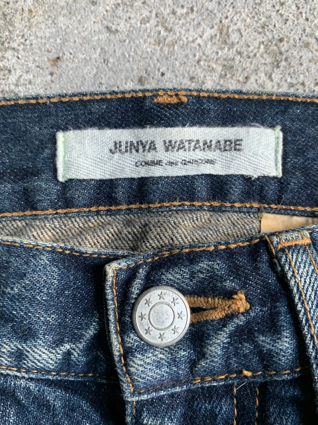 Junya Watanabe AD2002 JUNYA WATANABE COMME DES GARCONS Bikers Denim Pants Size US 29 - 8 Thumbnail