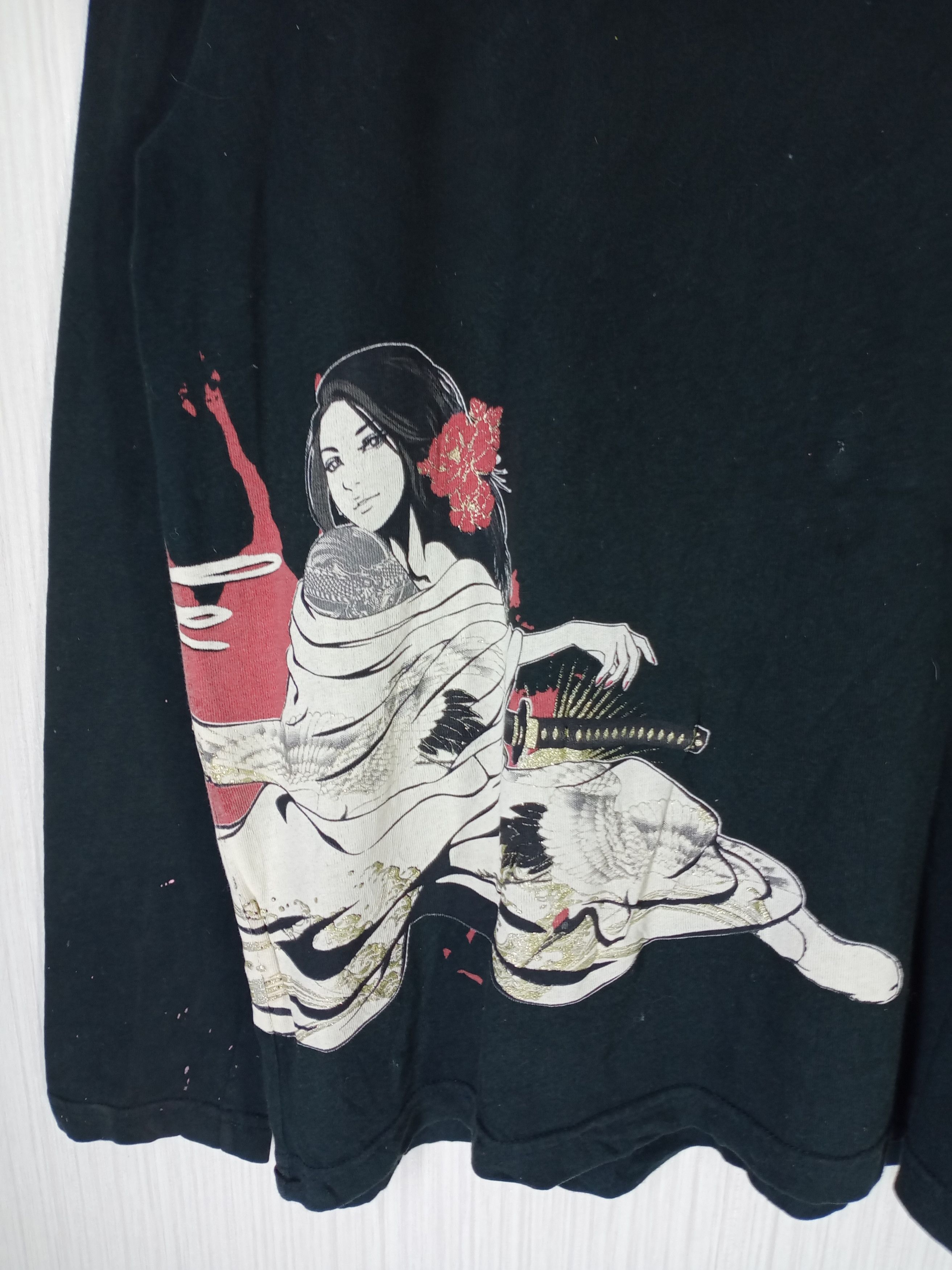 Japanese Brand Rare Divine Retribution Geisha Nice Design Long Sleeve Size US XL / EU 56 / 4 - 6 Thumbnail