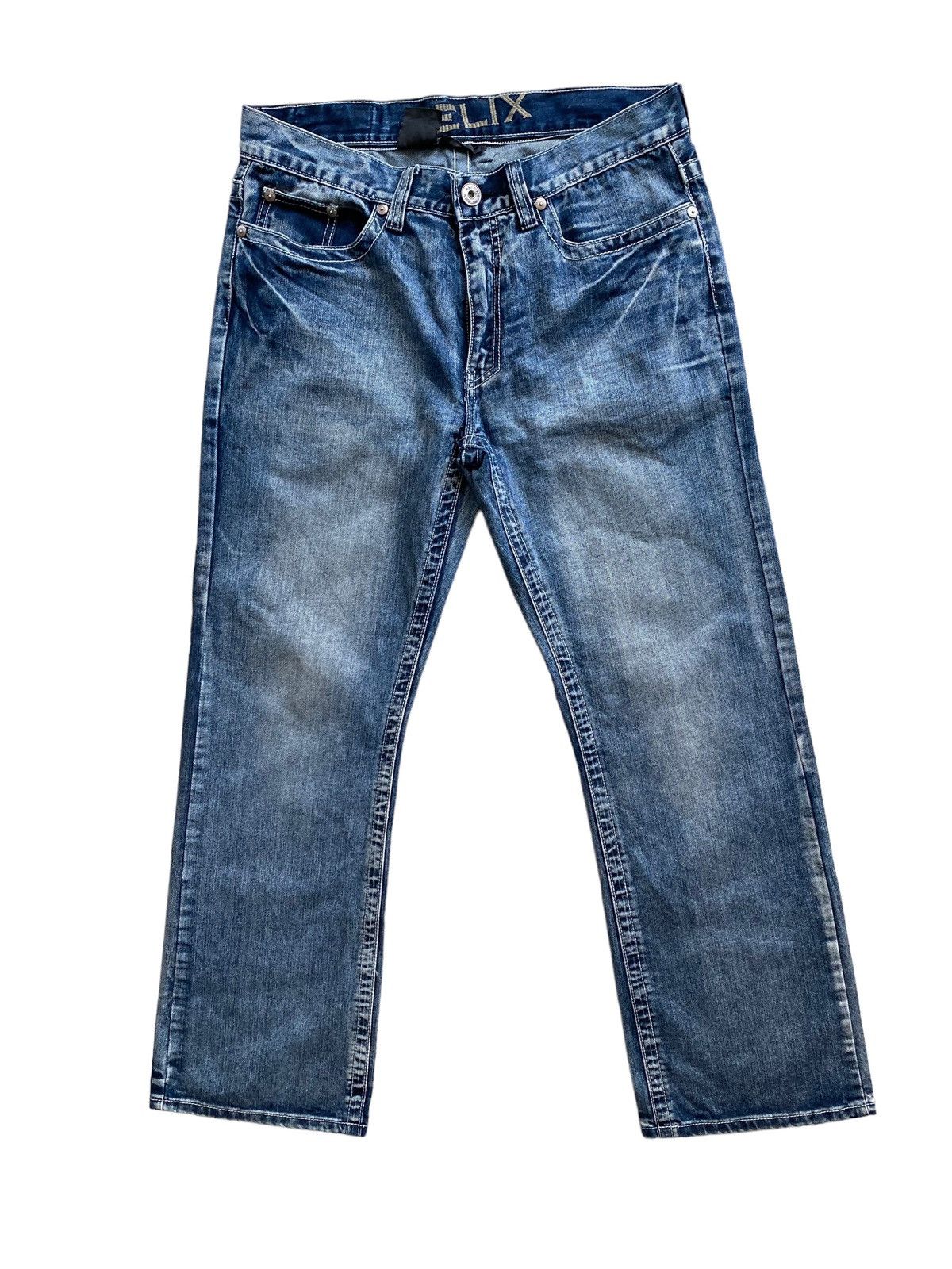 Hysteric Glamour × Japanese Brand × Tornado Mart HELX Denim Cromeheart Design Patchwork Style Size US 34 / EU 50 - 7 Thumbnail