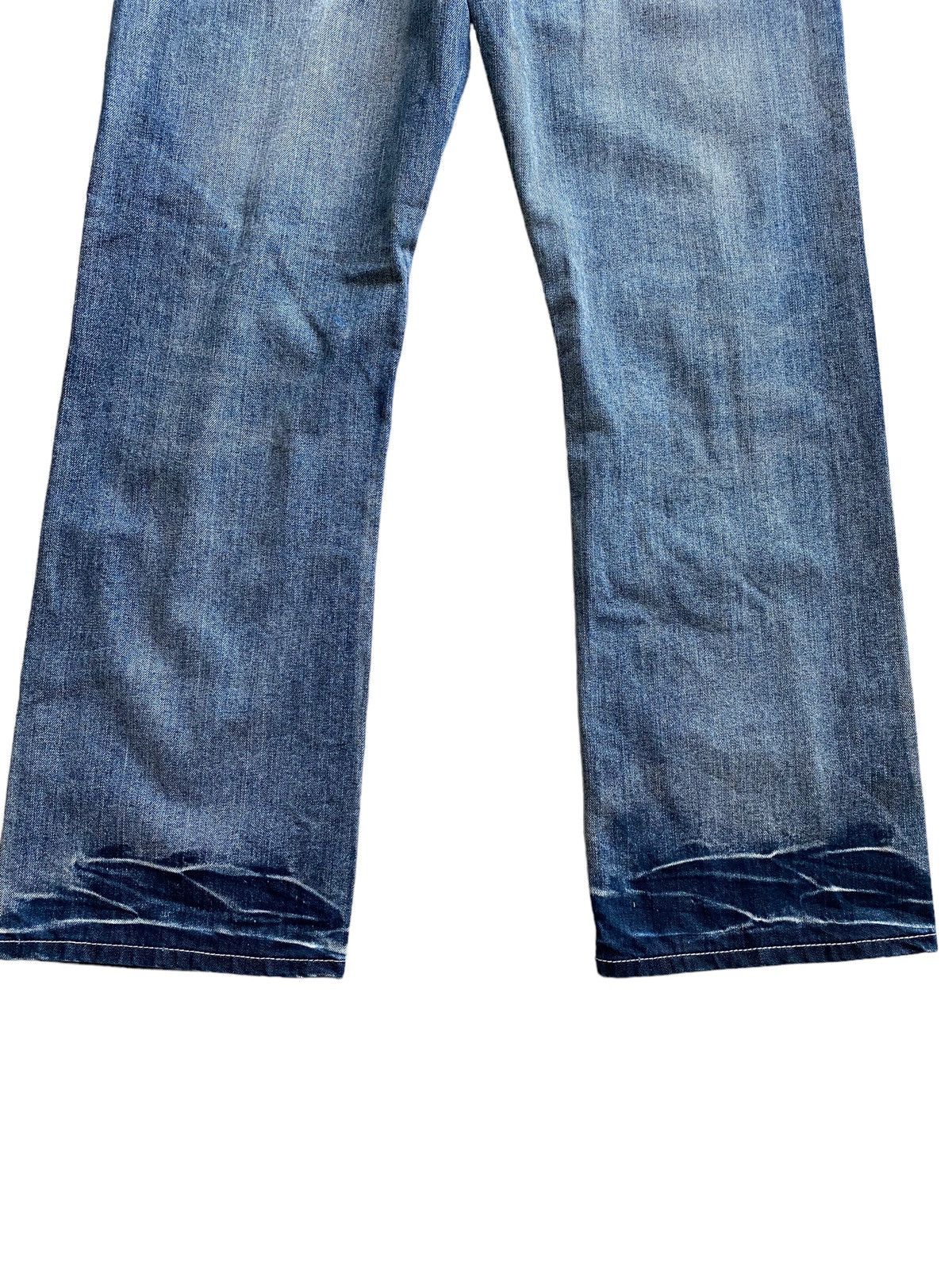 Hysteric Glamour × Japanese Brand × Tornado Mart HELX Denim Cromeheart Design Patchwork Style Size US 34 / EU 50 - 11 Thumbnail