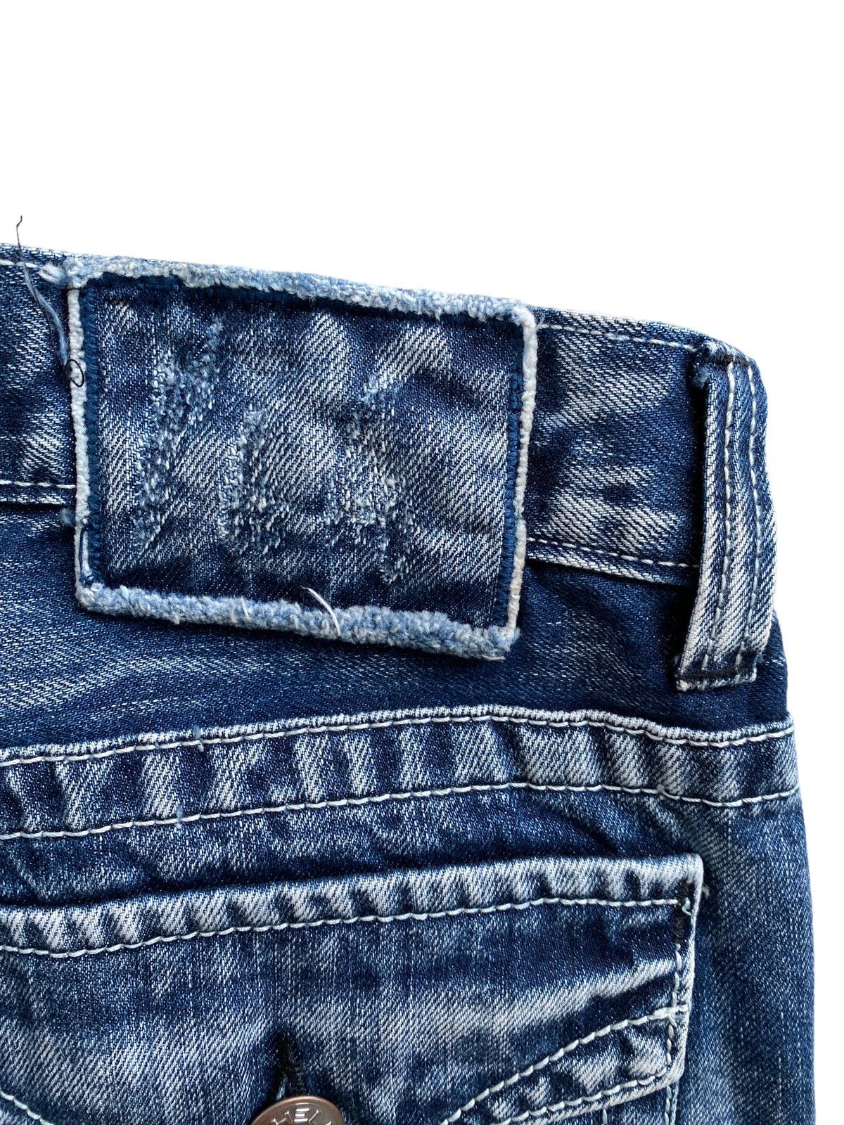 Hysteric Glamour × Japanese Brand × Tornado Mart HELX Denim Cromeheart Design Patchwork Style Size US 34 / EU 50 - 9 Thumbnail