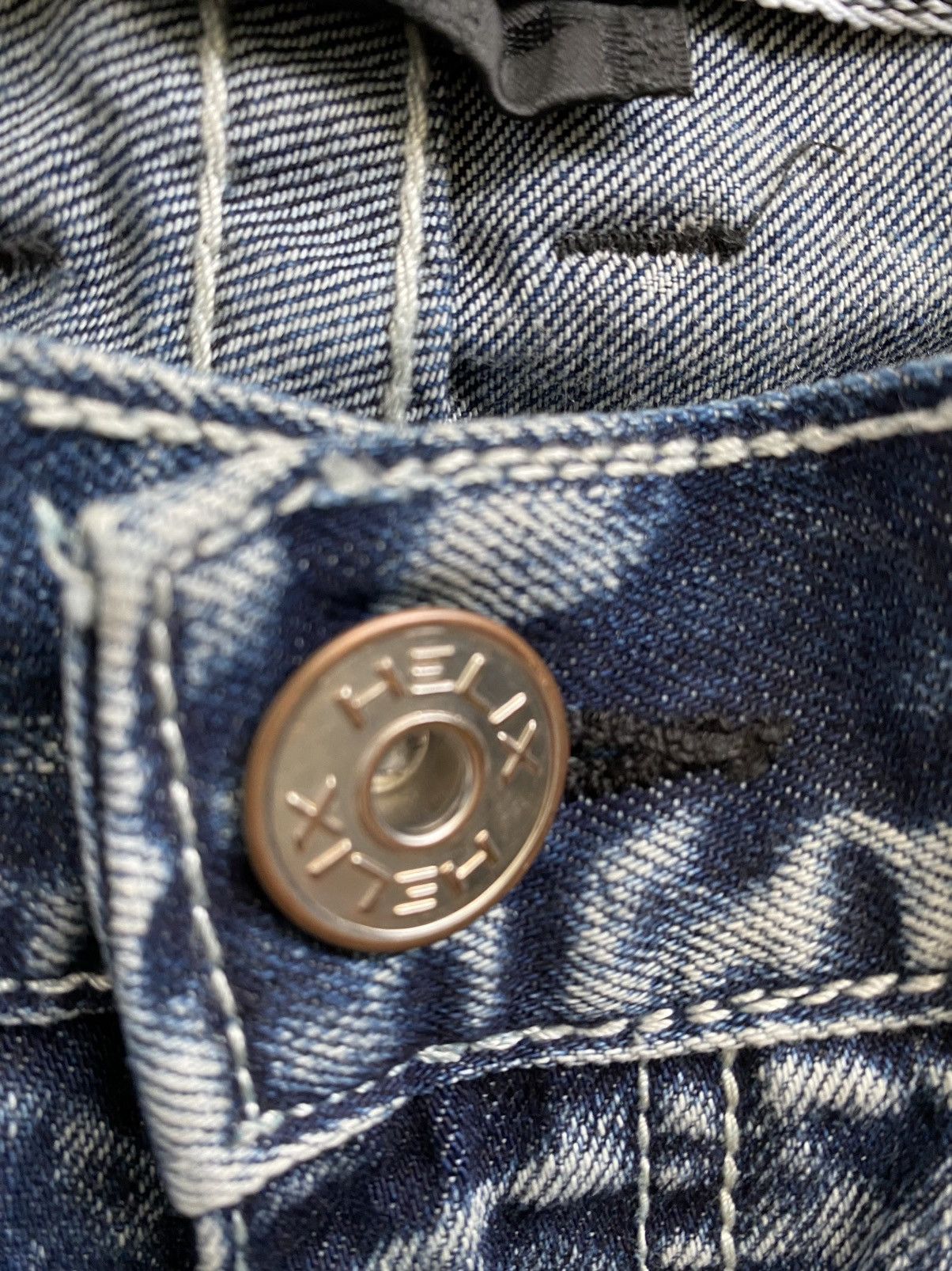 Hysteric Glamour × Japanese Brand × Tornado Mart HELX Denim Cromeheart Design Patchwork Style Size US 34 / EU 50 - 16 Thumbnail