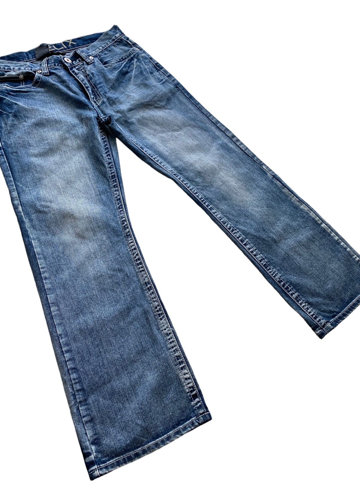 Hysteric Glamour × Japanese Brand × Tornado Mart HELX Denim Cromeheart Design Patchwork Style Size US 34 / EU 50 - 6 Thumbnail