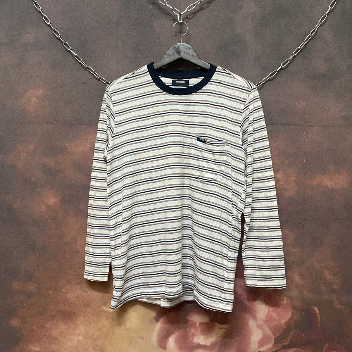 image of Skategang x Vans Vintage Vansport Skteboard Stripes Long Sleeve, Men's (Size Medium)